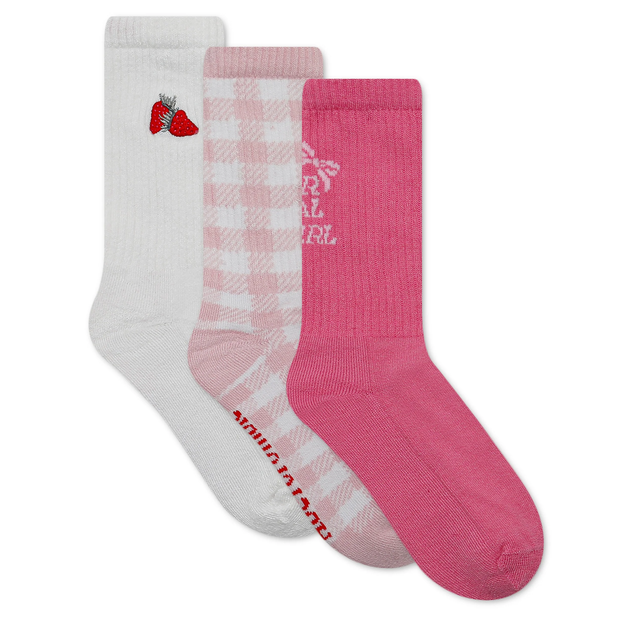 3 Pack Fashion Crew Sock (10C-3Y) - Image 2