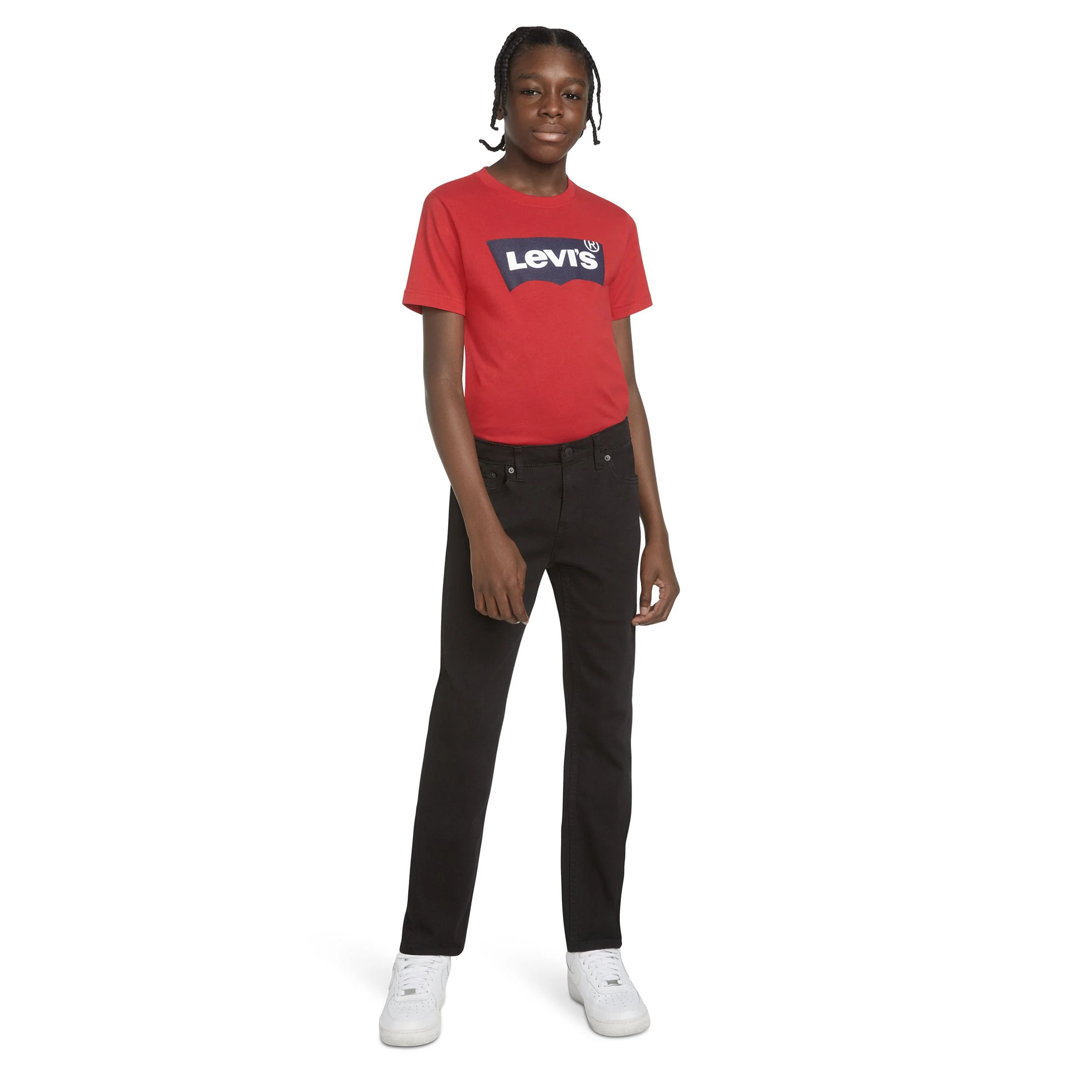 502 Regular Taper Performance Jeans (Big Kid) - Image 3