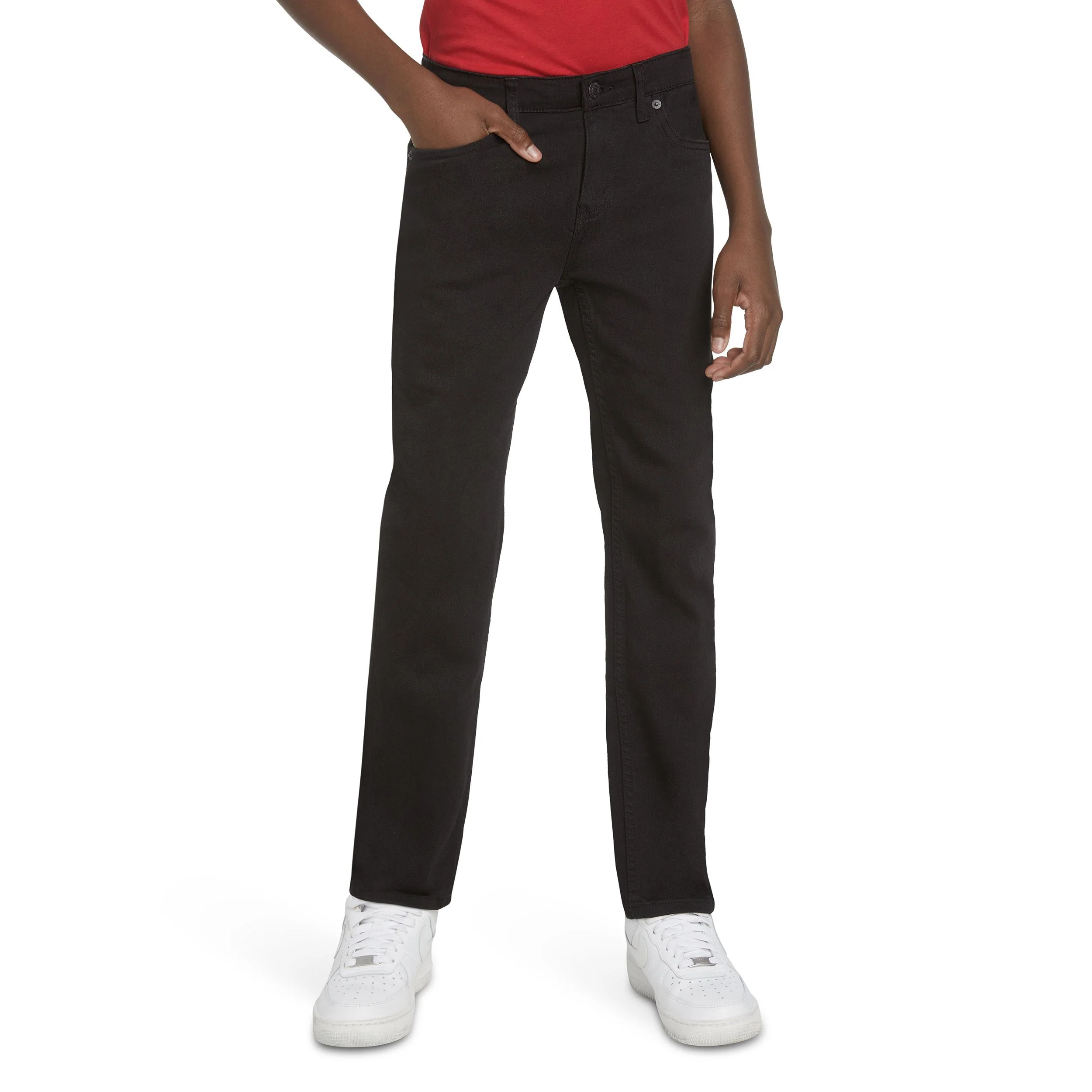502 Regular Taper Performance Jeans (Big Kid) - Image 4