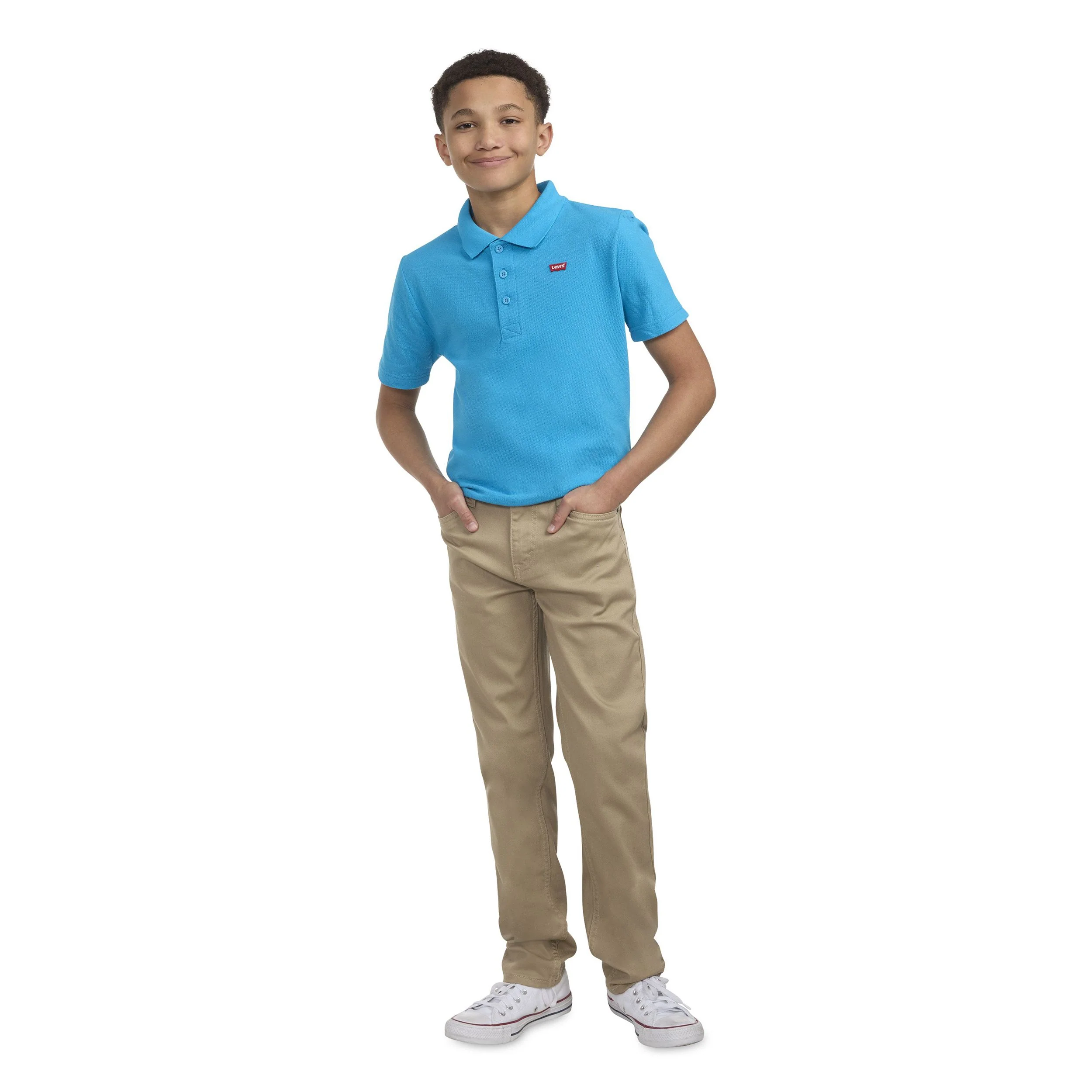 502 Regular Taper Performance Jeans (Big Kid) - Image 4
