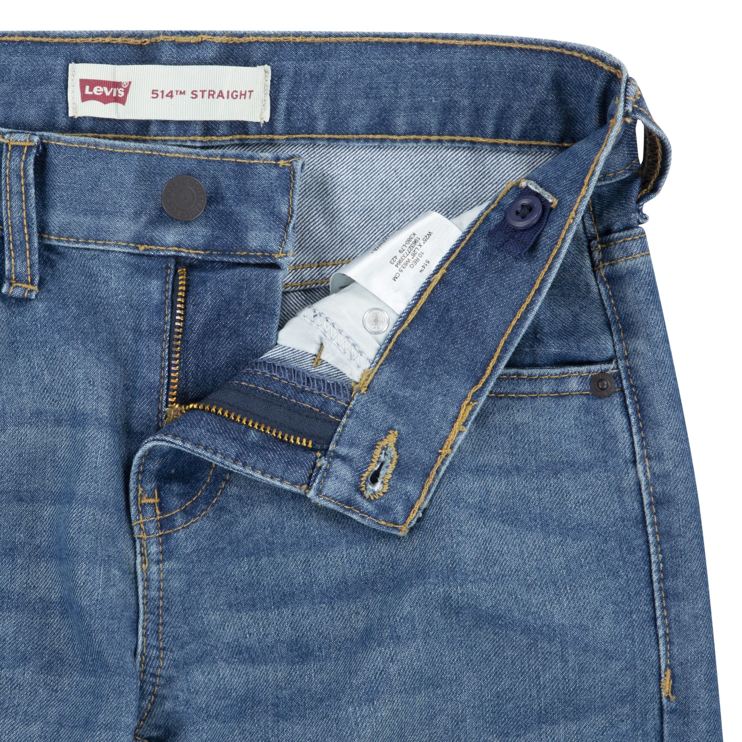 514 Straight Fit Performance Jeans (Big Kid) - Image 5