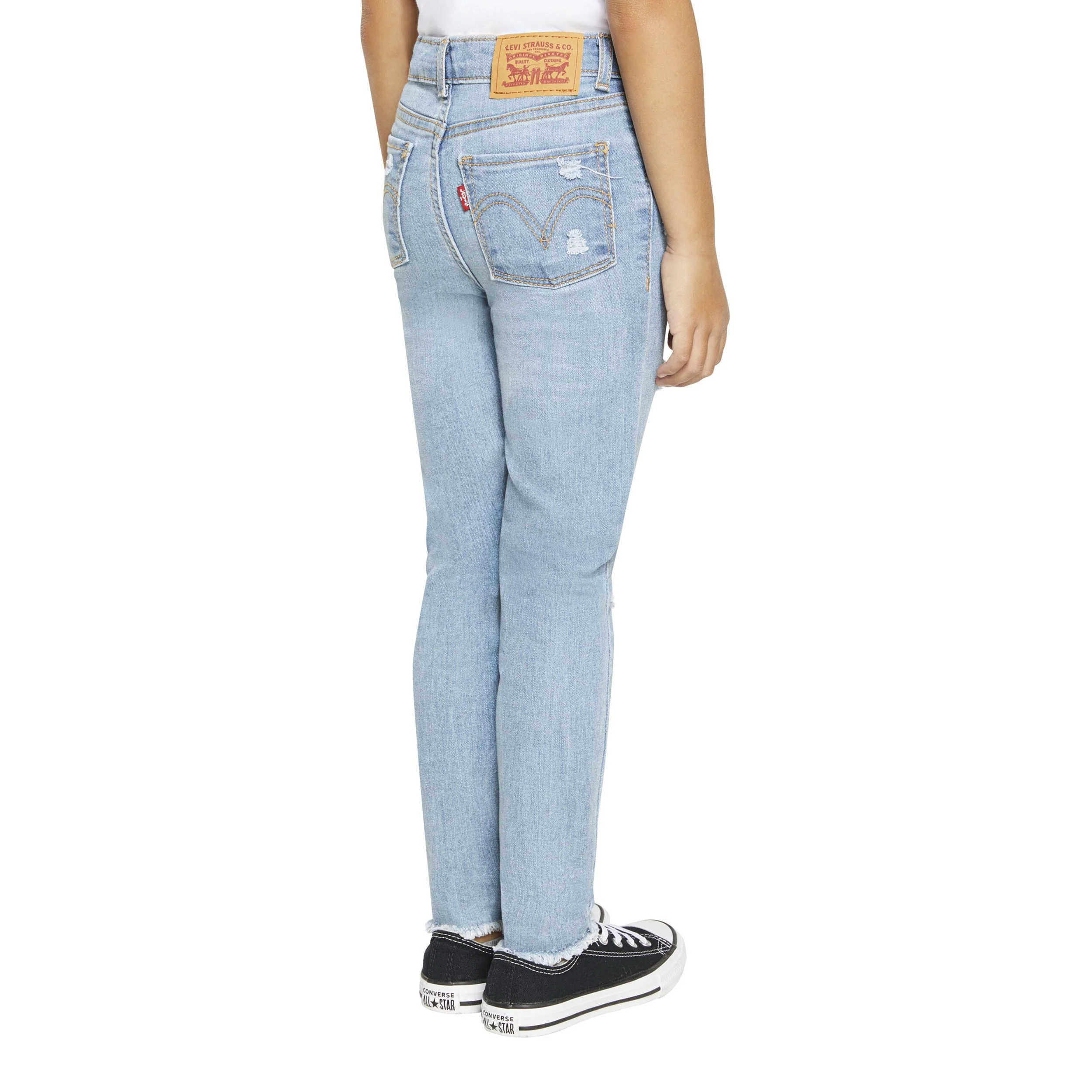 720 High Rise Super Skinny Jeans (Little Kid) - Image 2