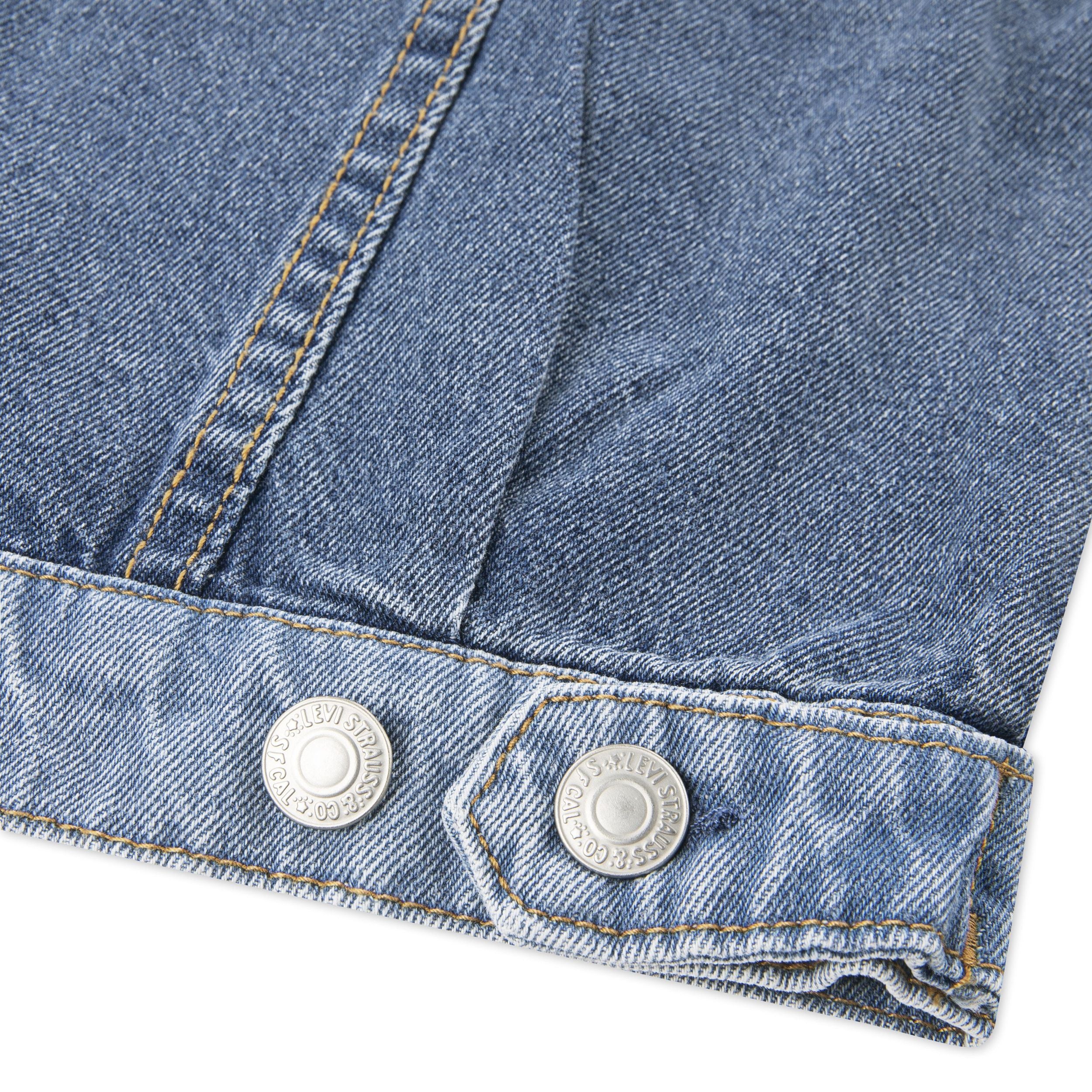 90'S Shrunked Blocked Trucker Jacket (Big Kid) - Image 4
