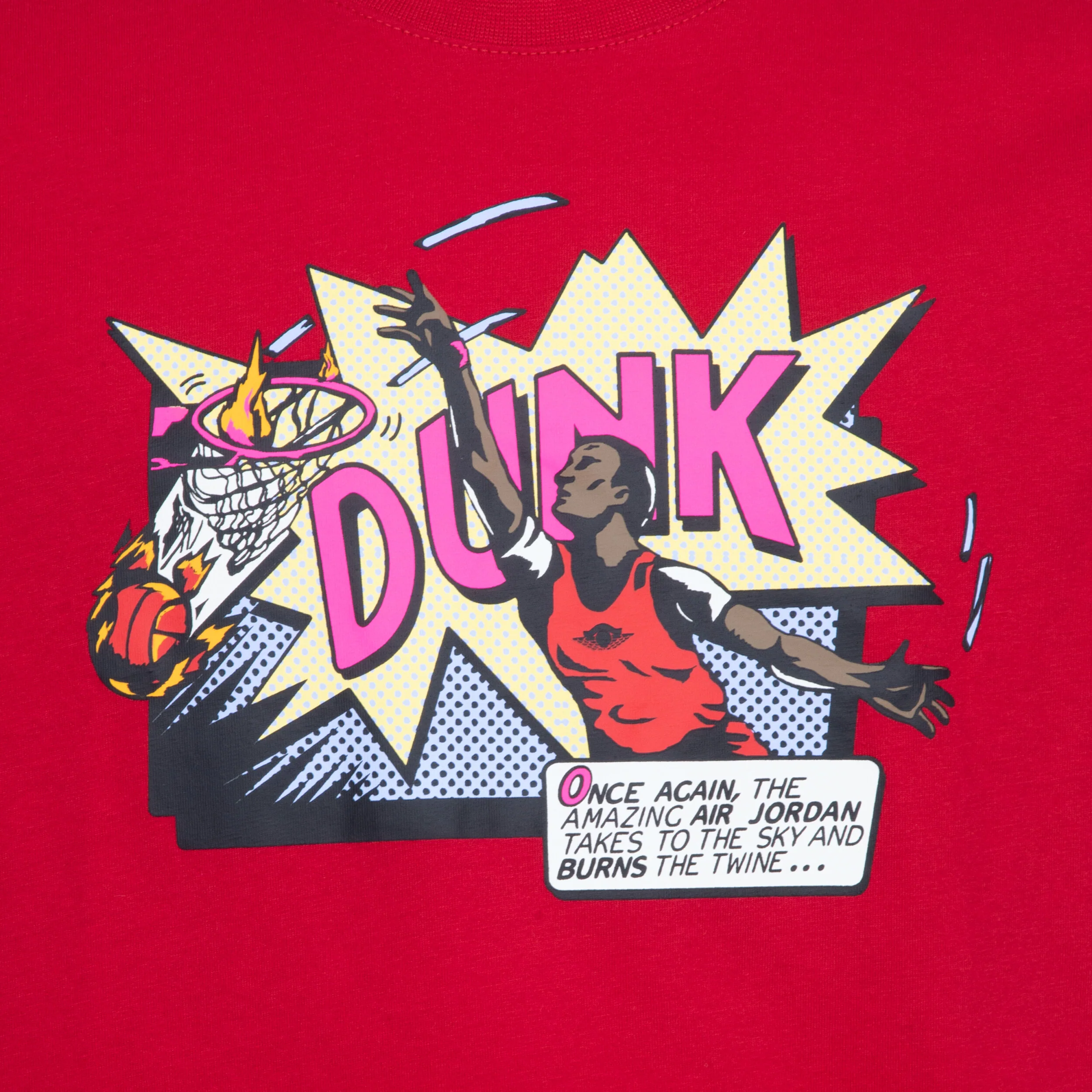 Air Comics Dunk Short Sleeve Tee (Big Kid) - Image 4