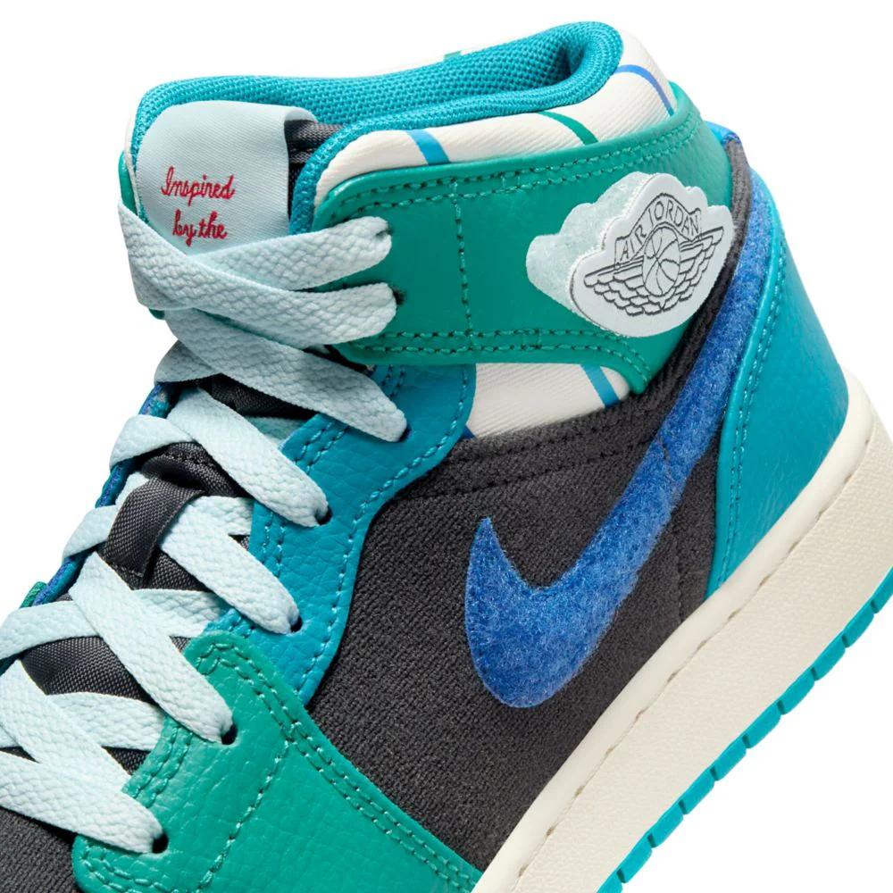 Air Jordan 1 Mid (Big Kid) - Image 11