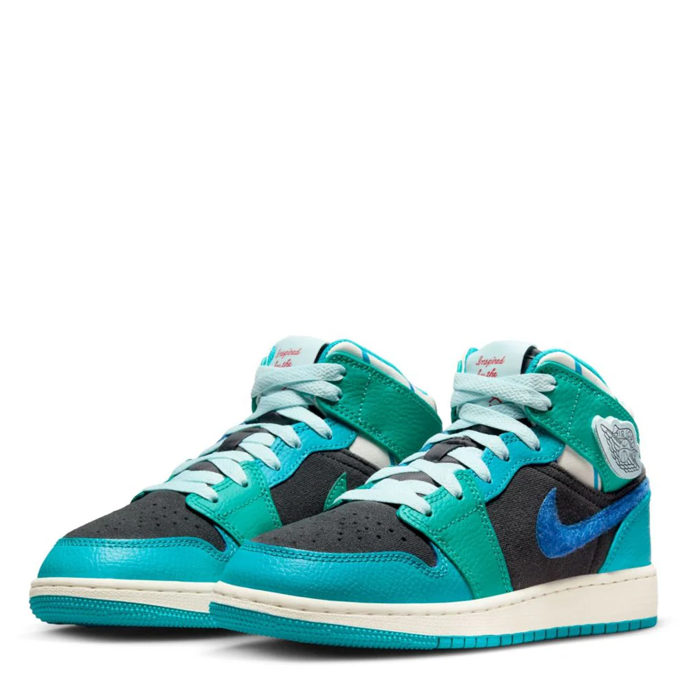 Air Jordan 1 Mid (Big Kid) - Image 2