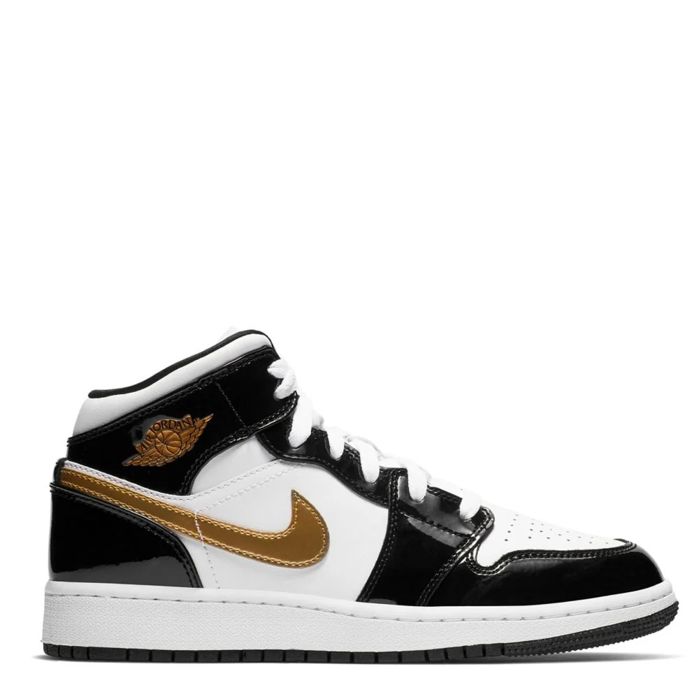 Air Jordan 1 Mid Se (Big Kid) - Image 2