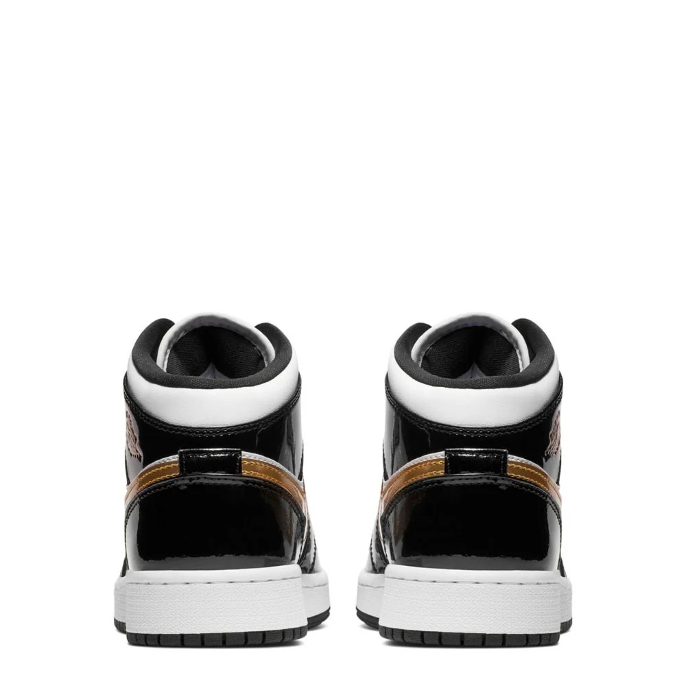 Air Jordan 1 Mid Se (Big Kid) - Image 4