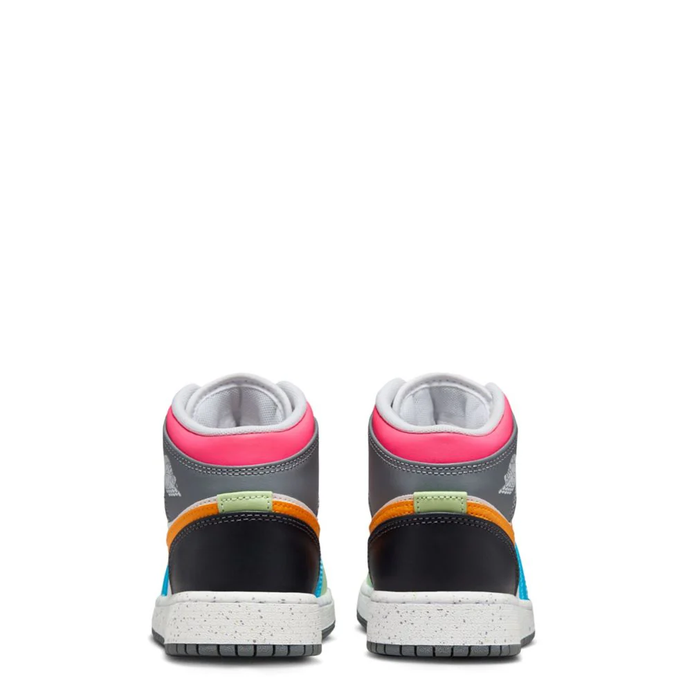 Air Jordan 1 Mid Se (Big Kid) - Image 4