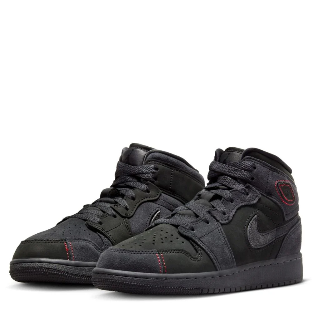 Air Jordan 1 Mid Se Craft (Big Kid) - Image 2