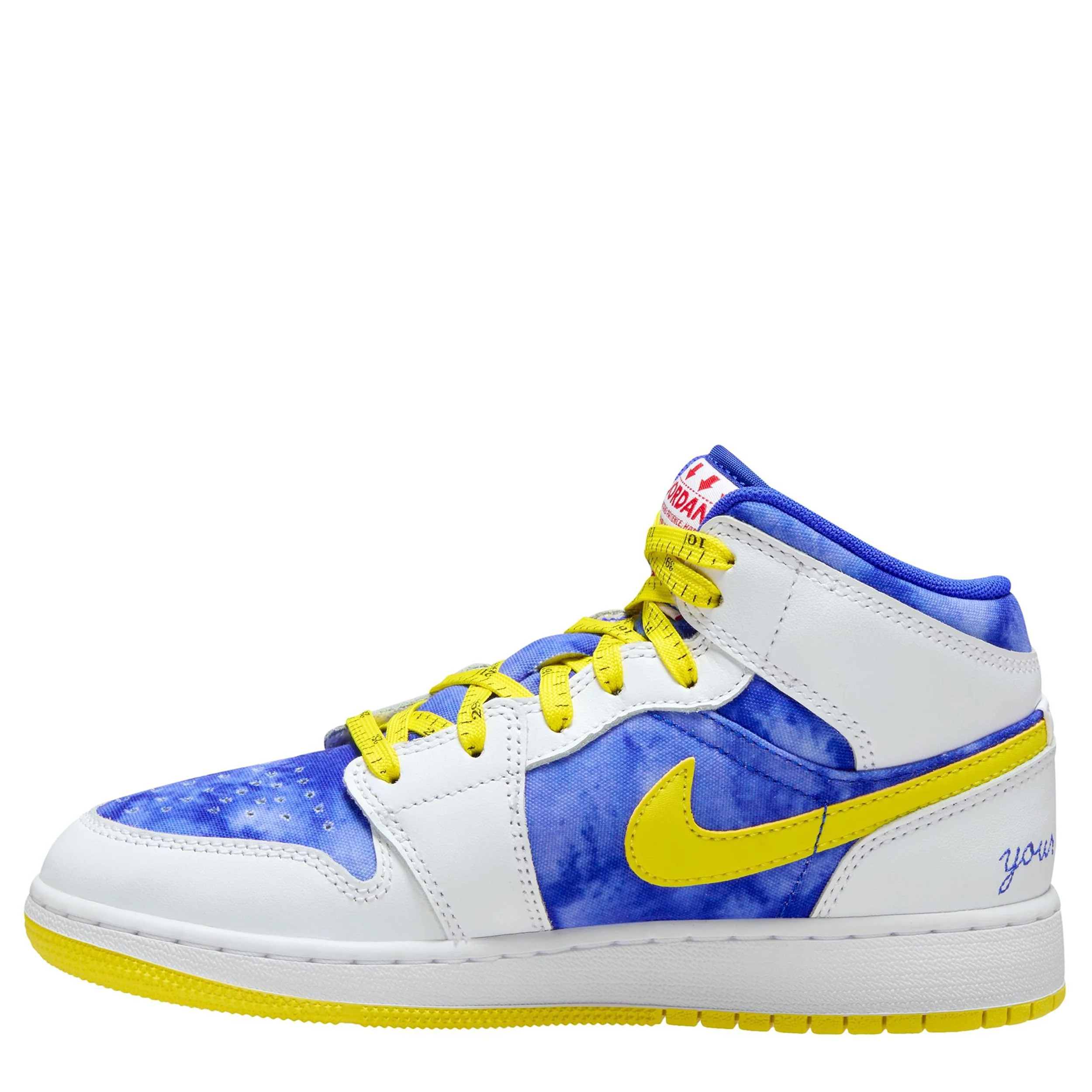Air Jordan 1 Mid Sneaker School (Big Kid) - Image 2