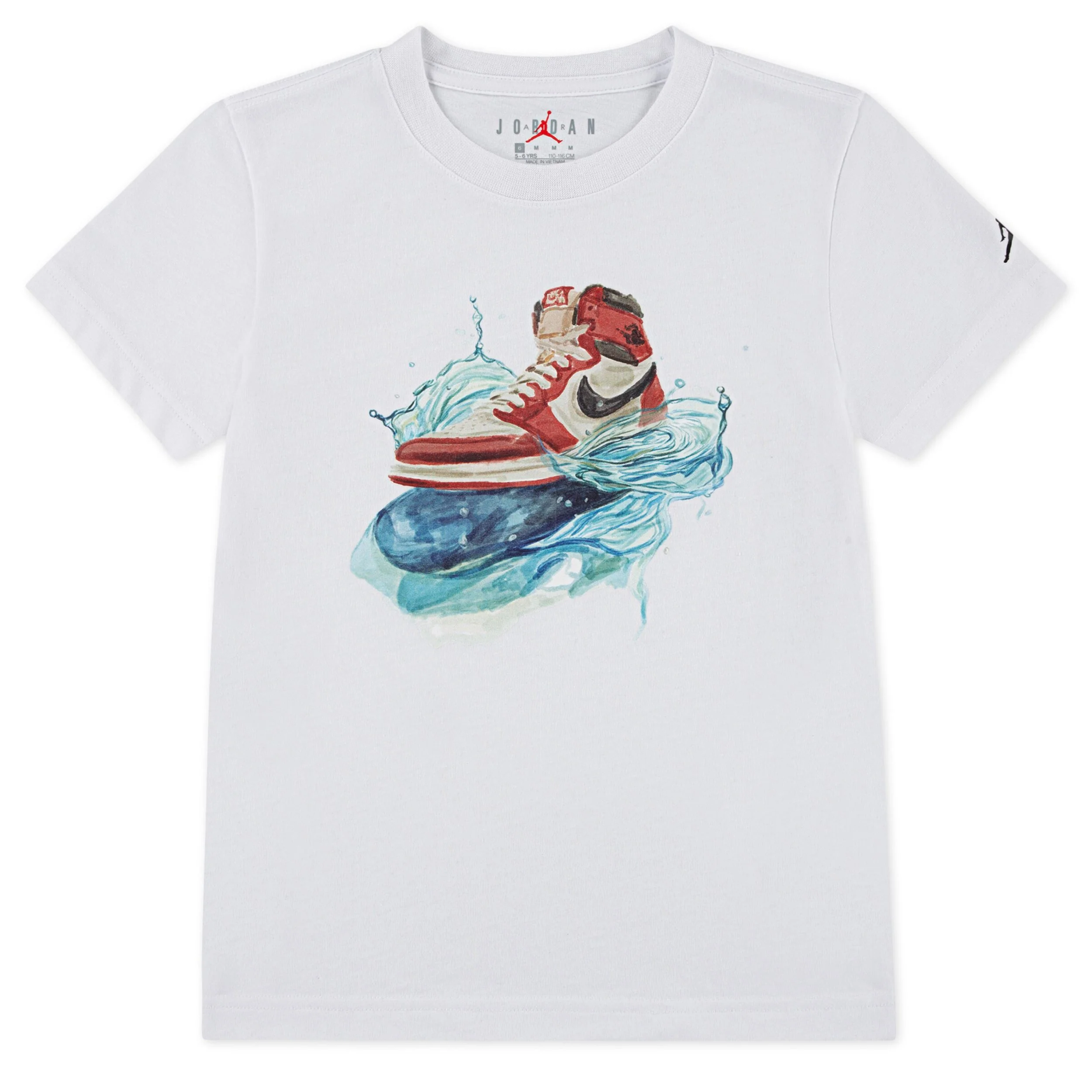 Aj1 Wave Short Sleeve Tee (Little Kid)