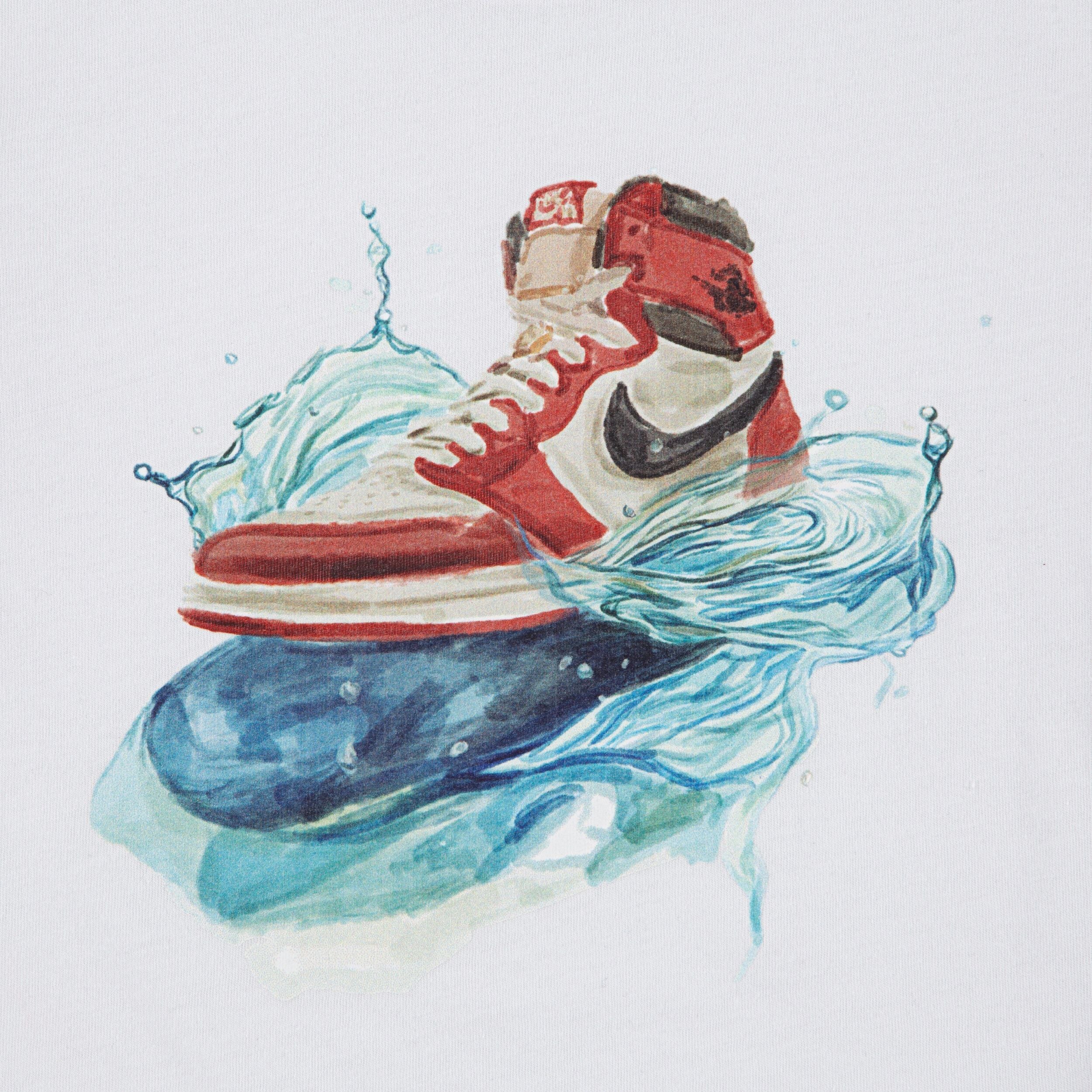 Aj1 Wave Short Sleeve Tee (Little Kid) - Image 3