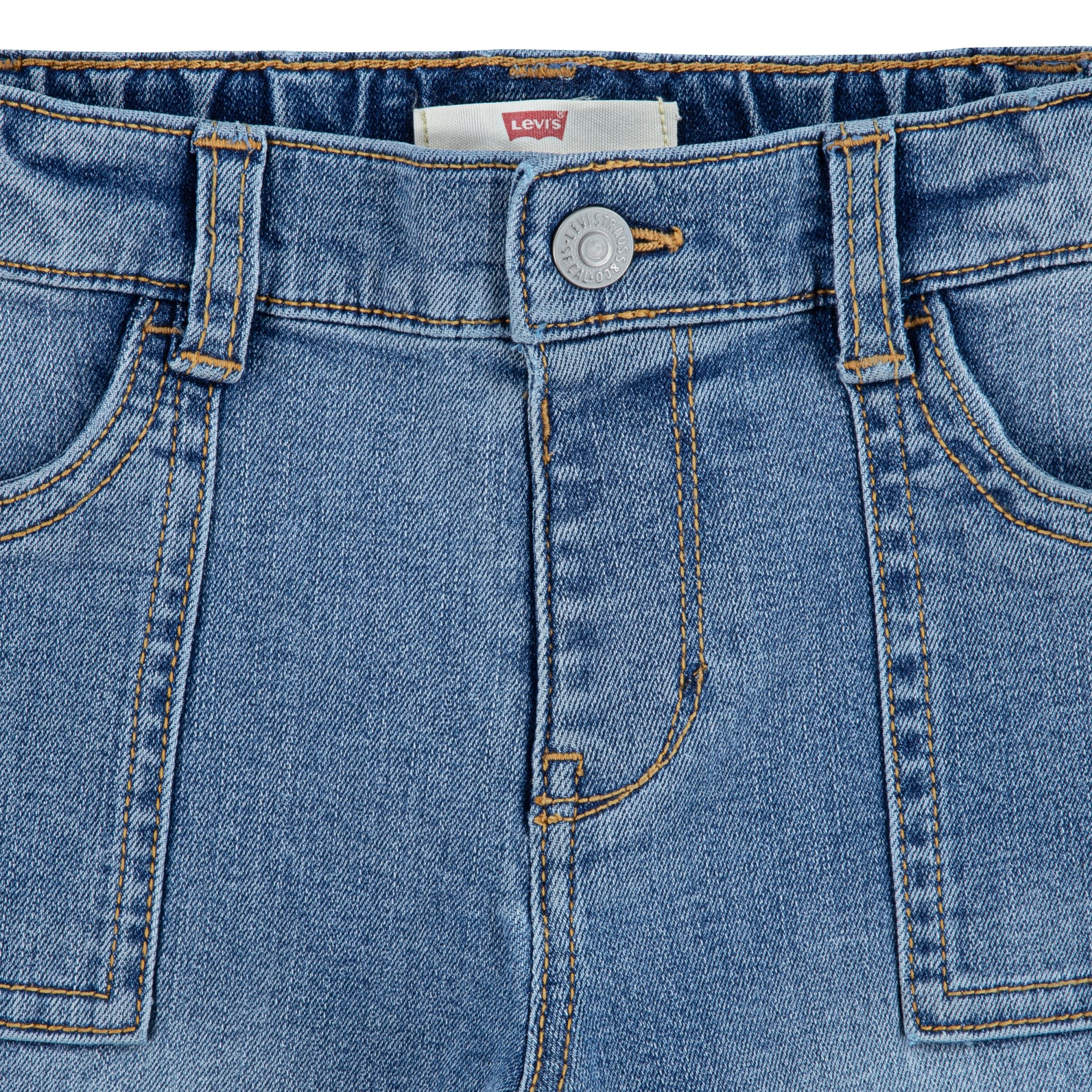 Bear Tee & Wide Denim Pants Set (Little Kid) - Image 3