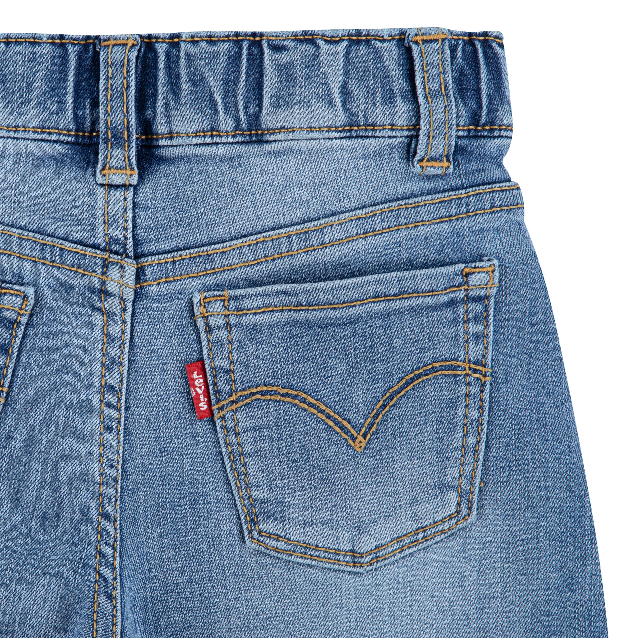 Bear Tee & Wide Denim Pants Set (Toddler) - Image 4