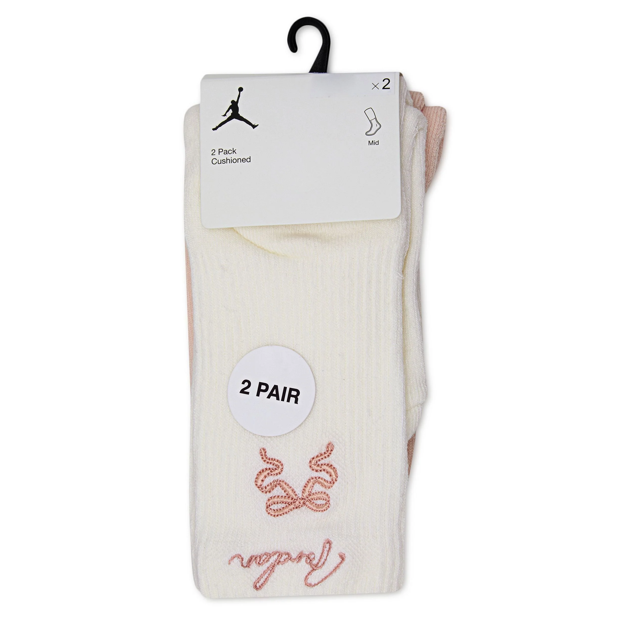 Bow Shorty 2 Pack Crew Sock (5Y-7Y) - Image 3
