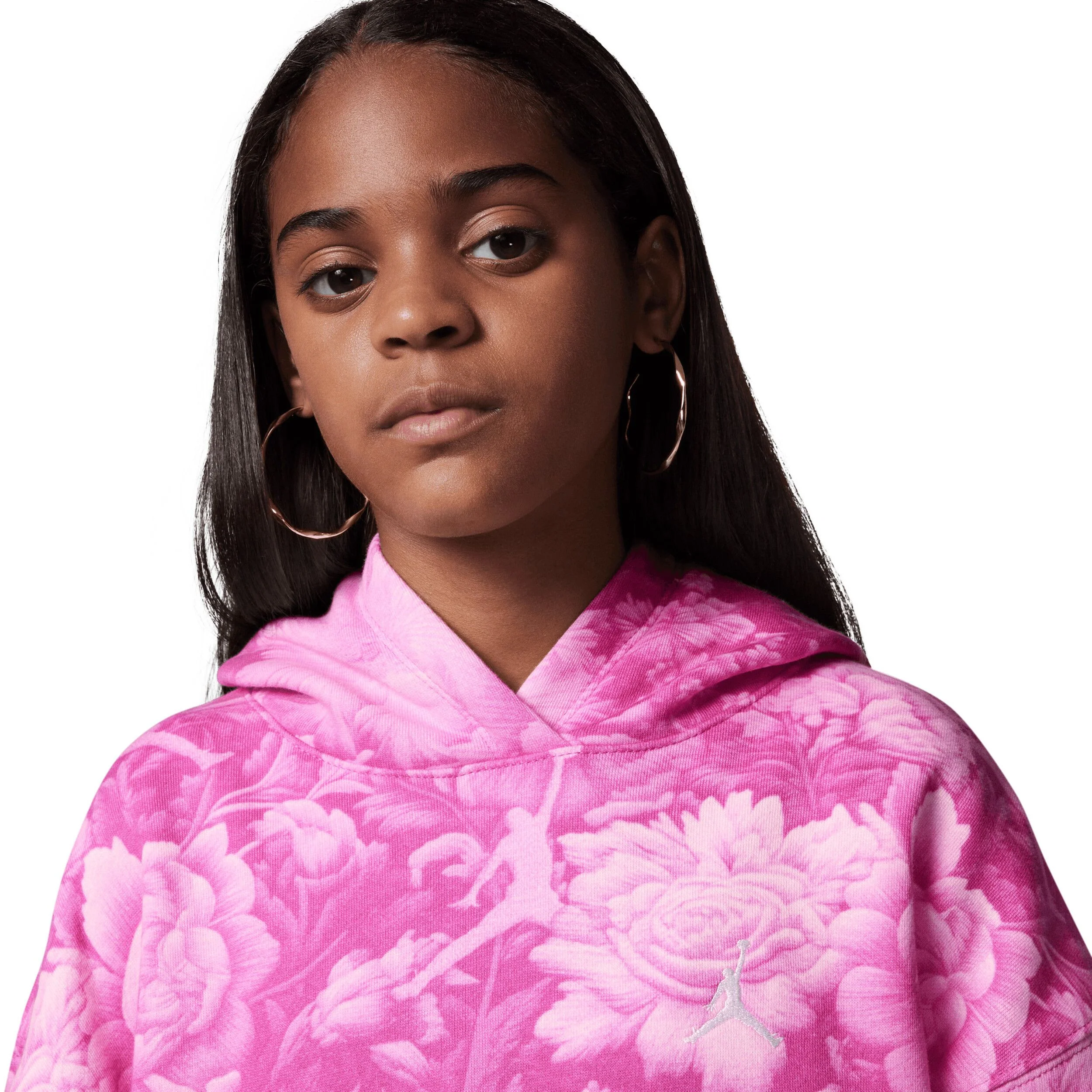 Brooklyn Essentials Floral Hoodie (Big Kid) - Image 3