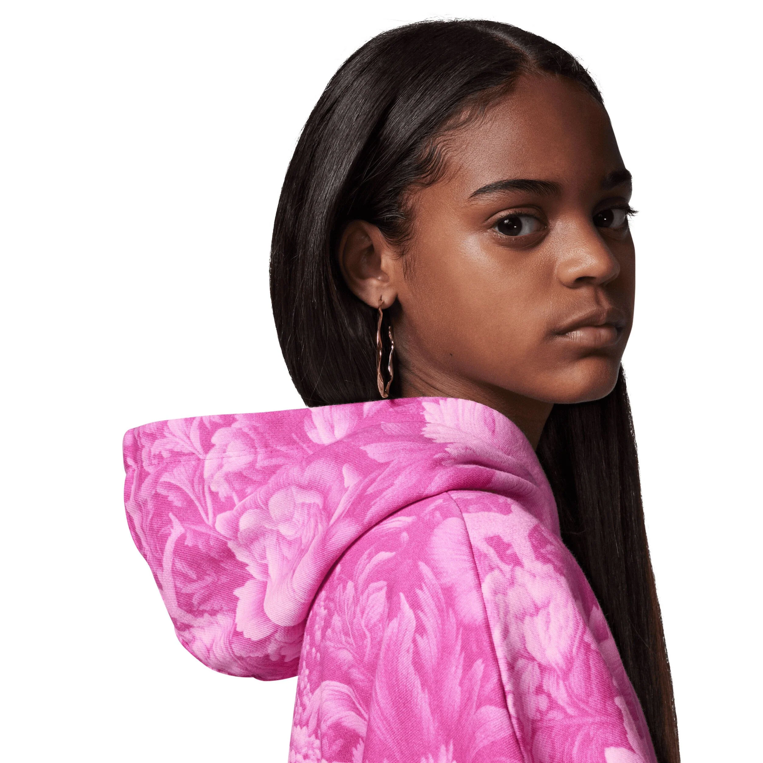 Brooklyn Essentials Floral Hoodie (Big Kid) - Image 5