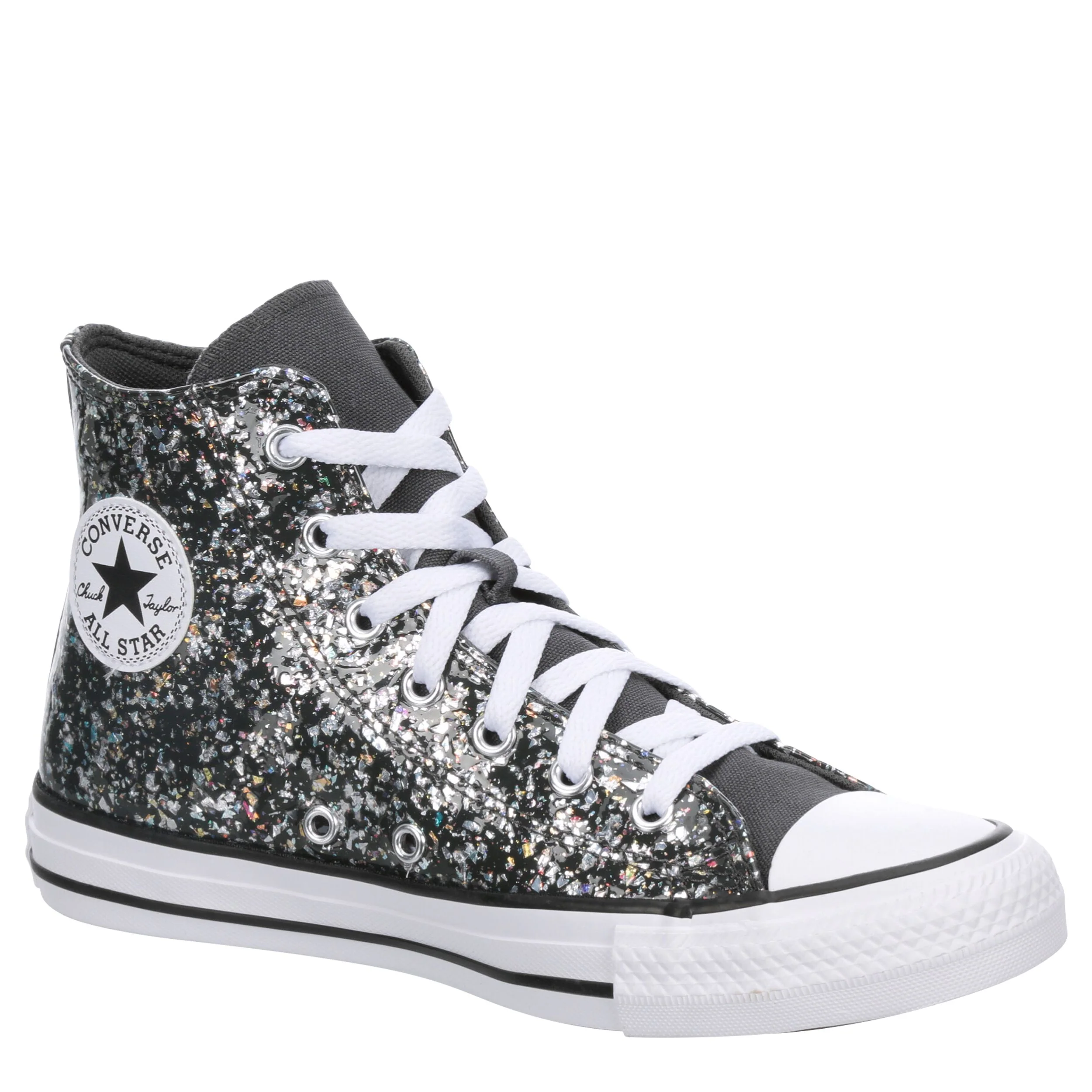 Chuck Taylor All Star Hi Glitter (Big Kid) - Image 3