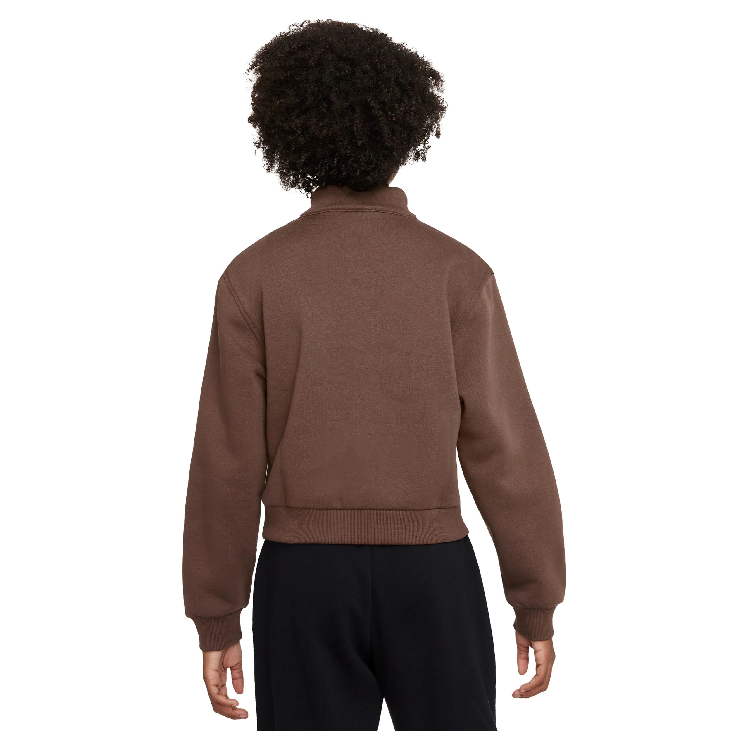 Club Fleece Crew Half Zip Sweatshirt (Big Kid) - Image 2