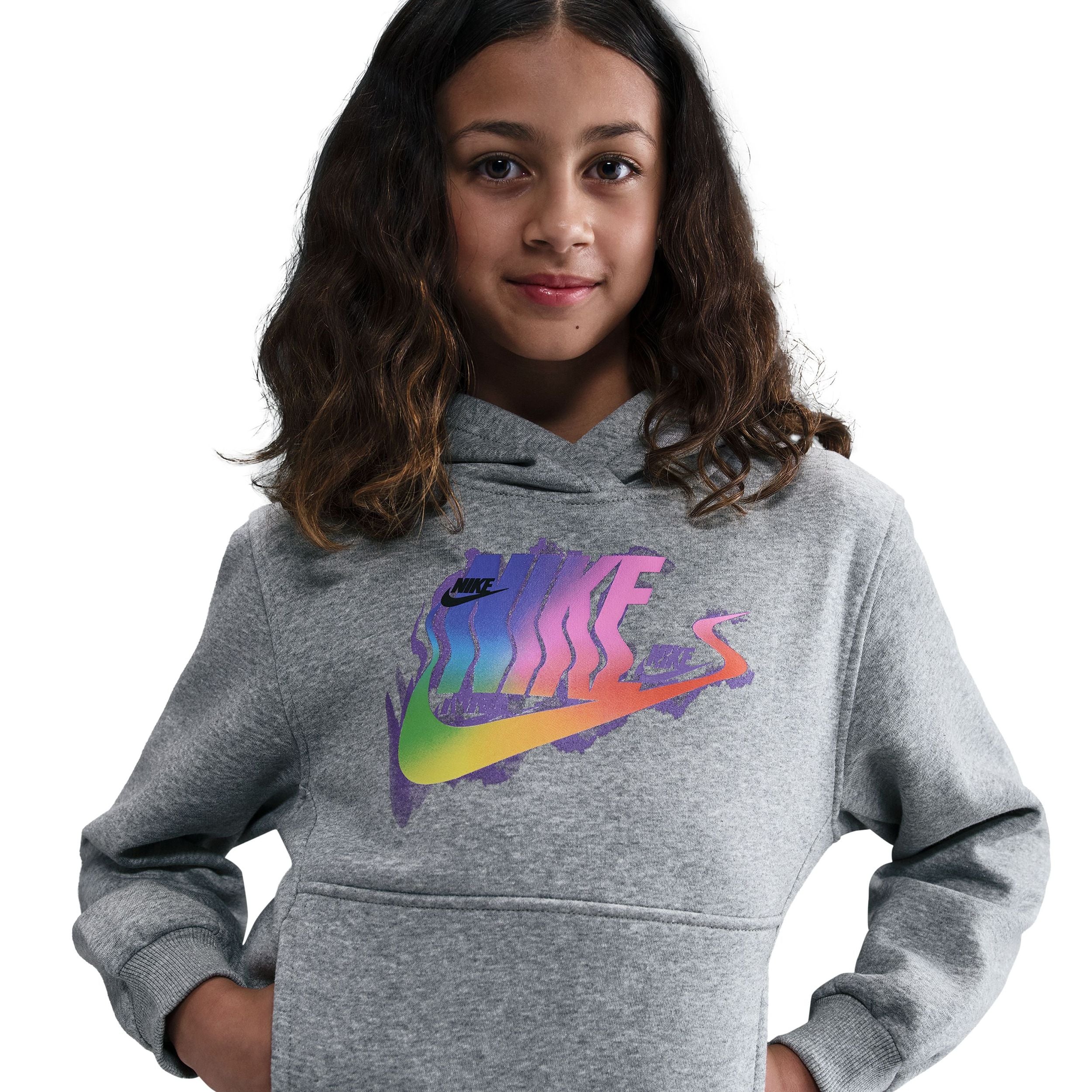 Club Fleece Hoodie Glitch (Big Kids) - Image 3