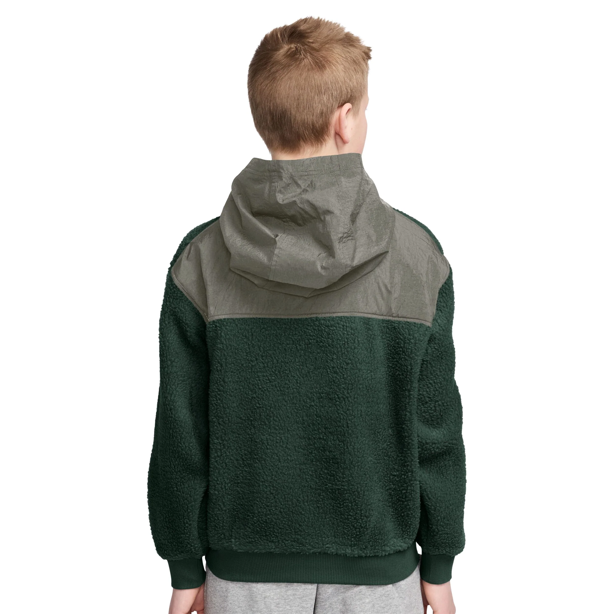 Club Fleece Quarter Zip Hoodie (Big Kids) - Image 2