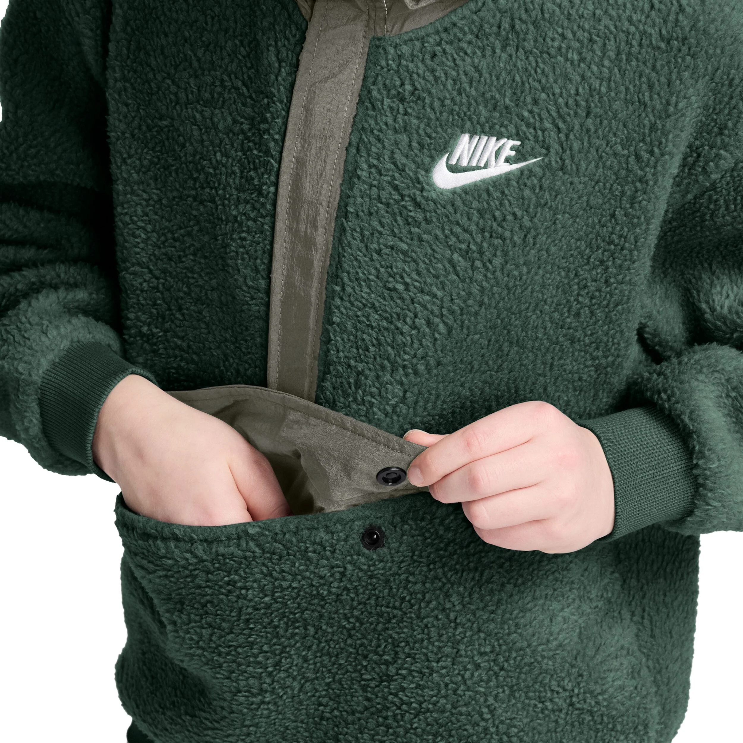 Club Fleece Quarter Zip Hoodie (Big Kids) - Image 3
