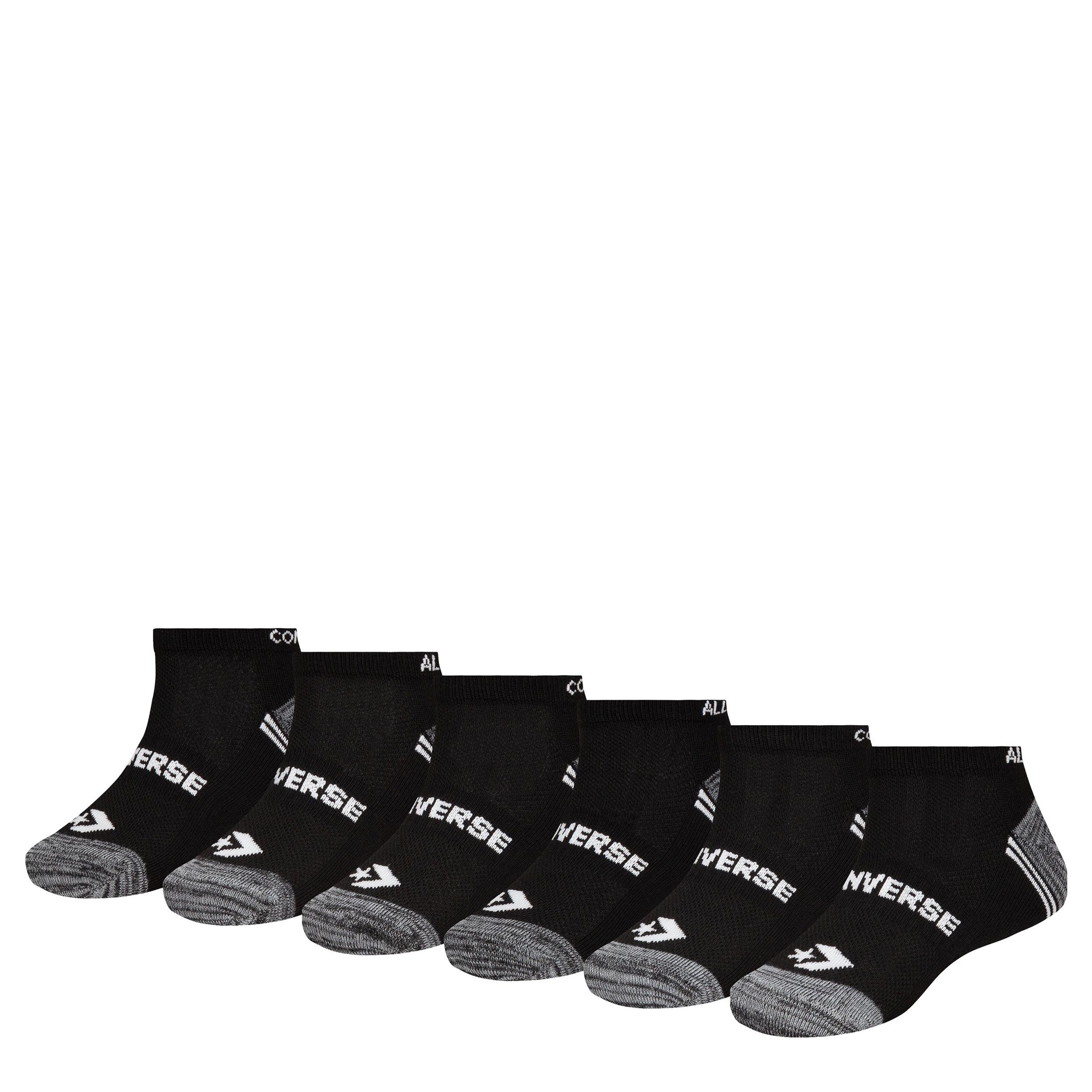 Converse 6 Pack No Show Socks (5Y-7Y)