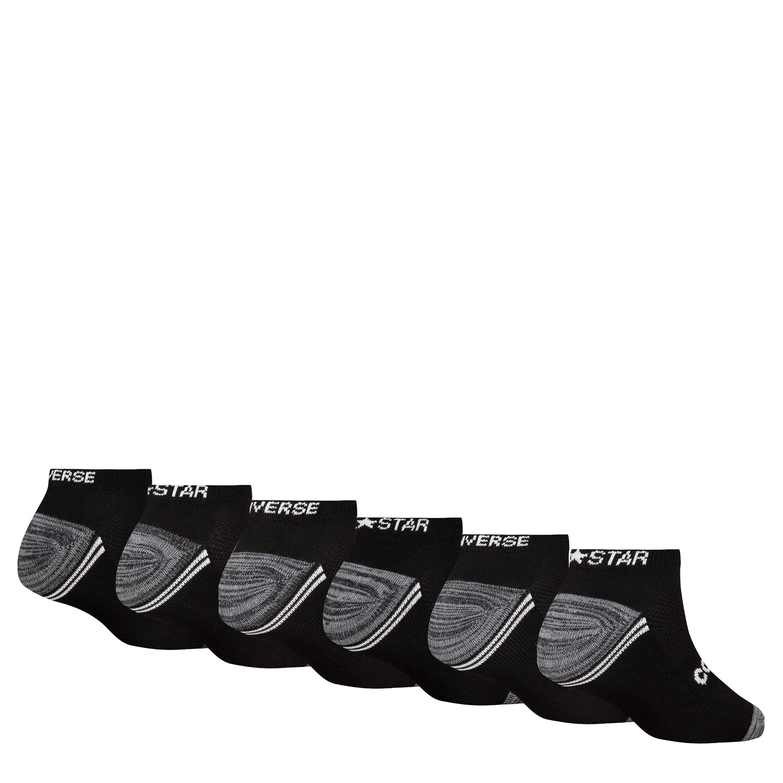 Converse 6 Pack No Show Socks (5Y-7Y) - Image 2