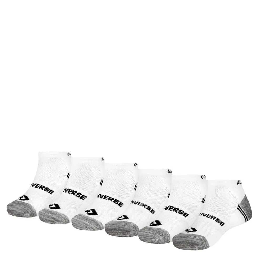 Converse 6 Pack No Show Socks (5Y-7Y)
