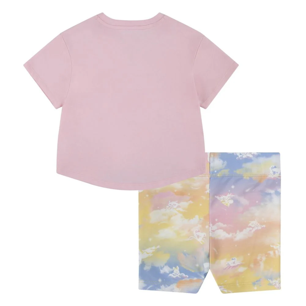 Converse Elongated Top & Biker Set (Toddler) - Image 2