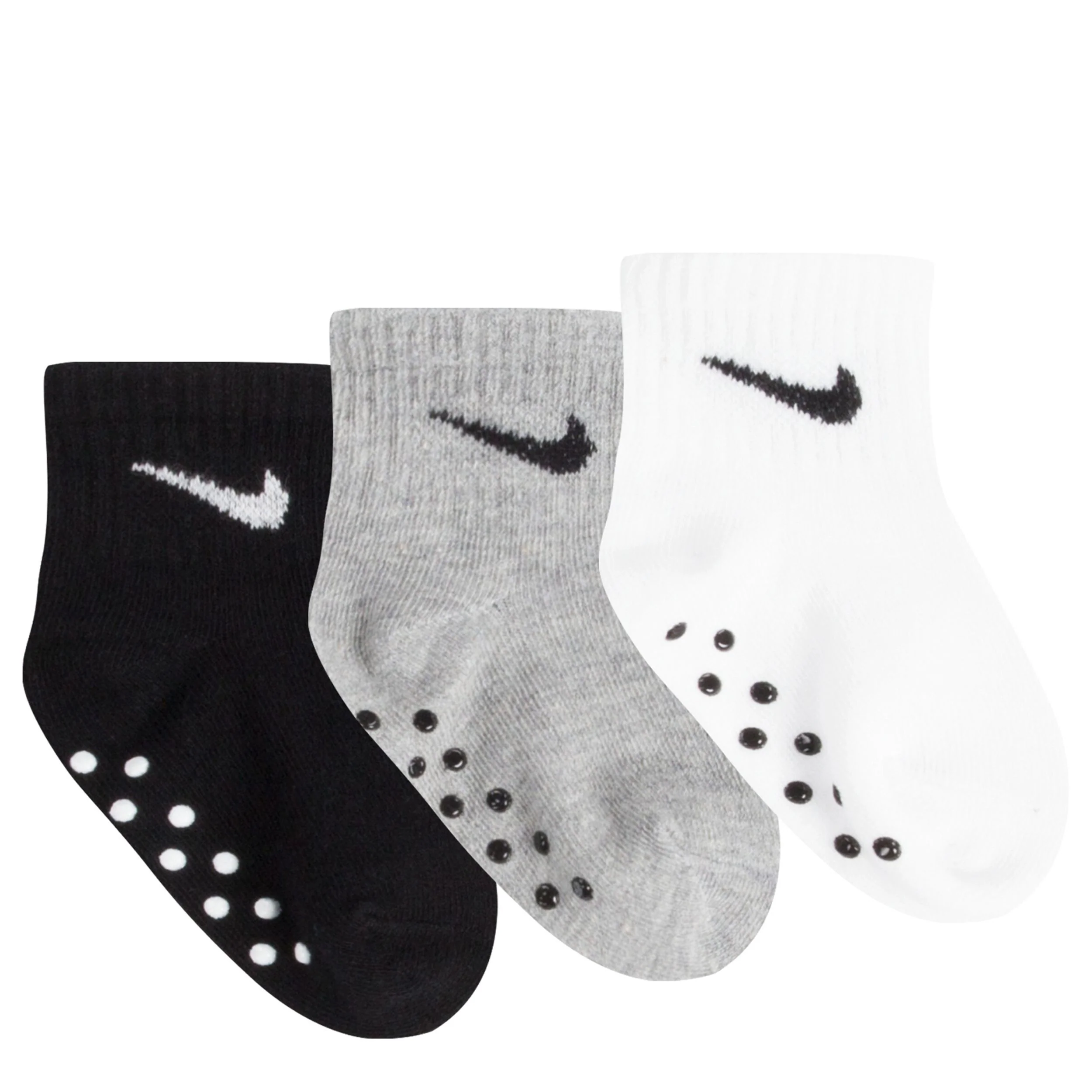 Core Swoosh Ankle Gripper Socks 3-Pack (6-12M) - Image 2