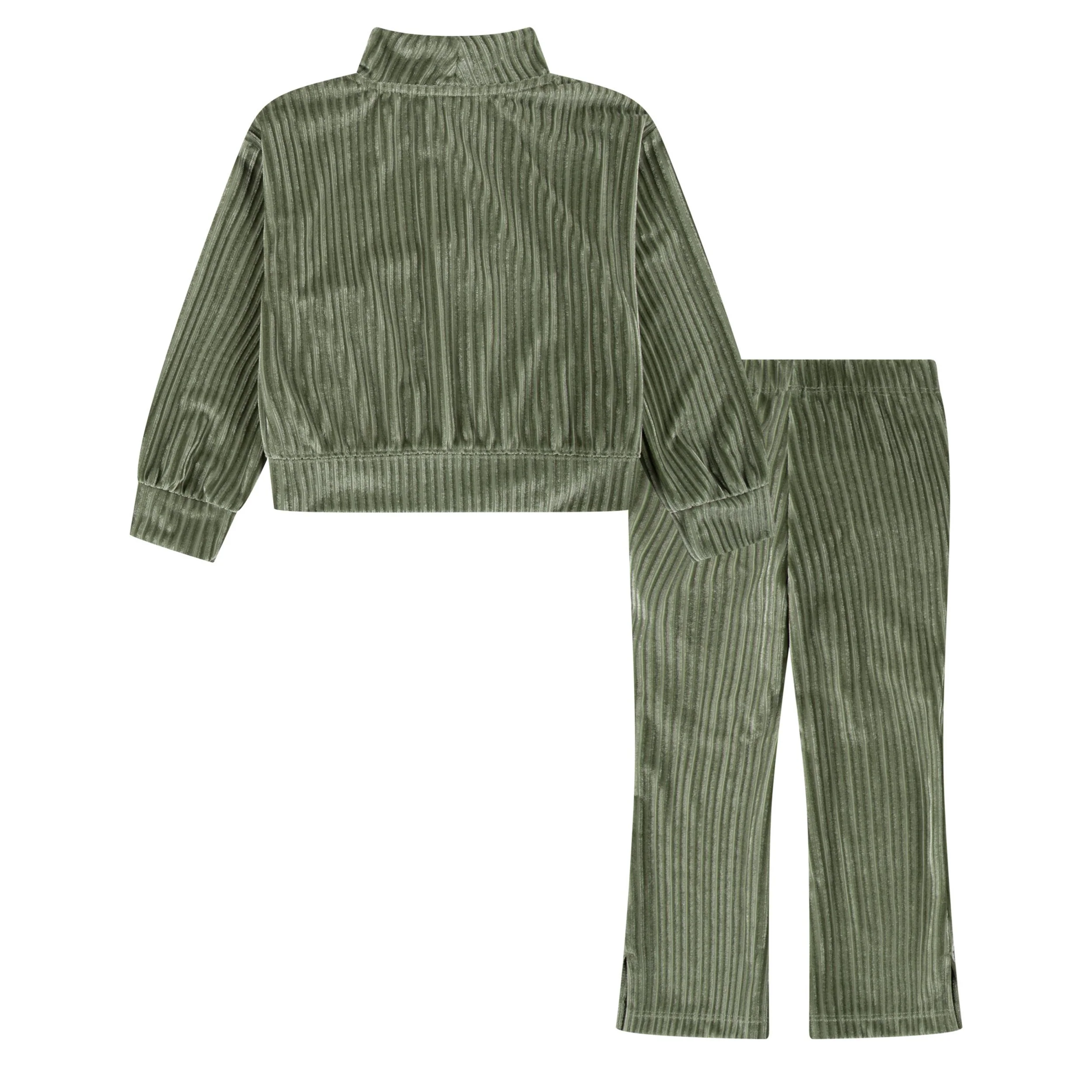 Cozy Ribbed Tracksuit (Toddler) - Image 2