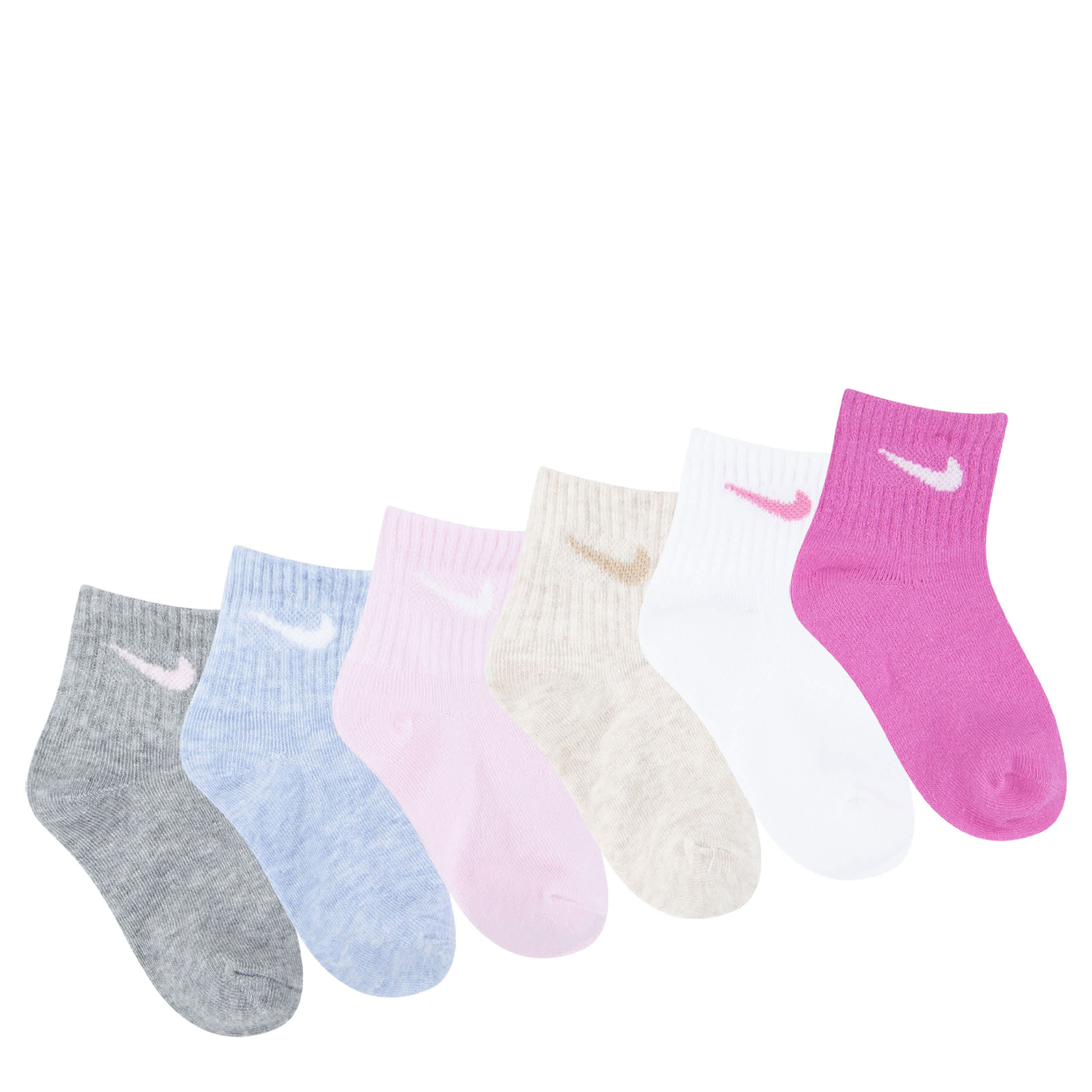 Crew Socks 6 Pairs (2T-4T) - Image 2