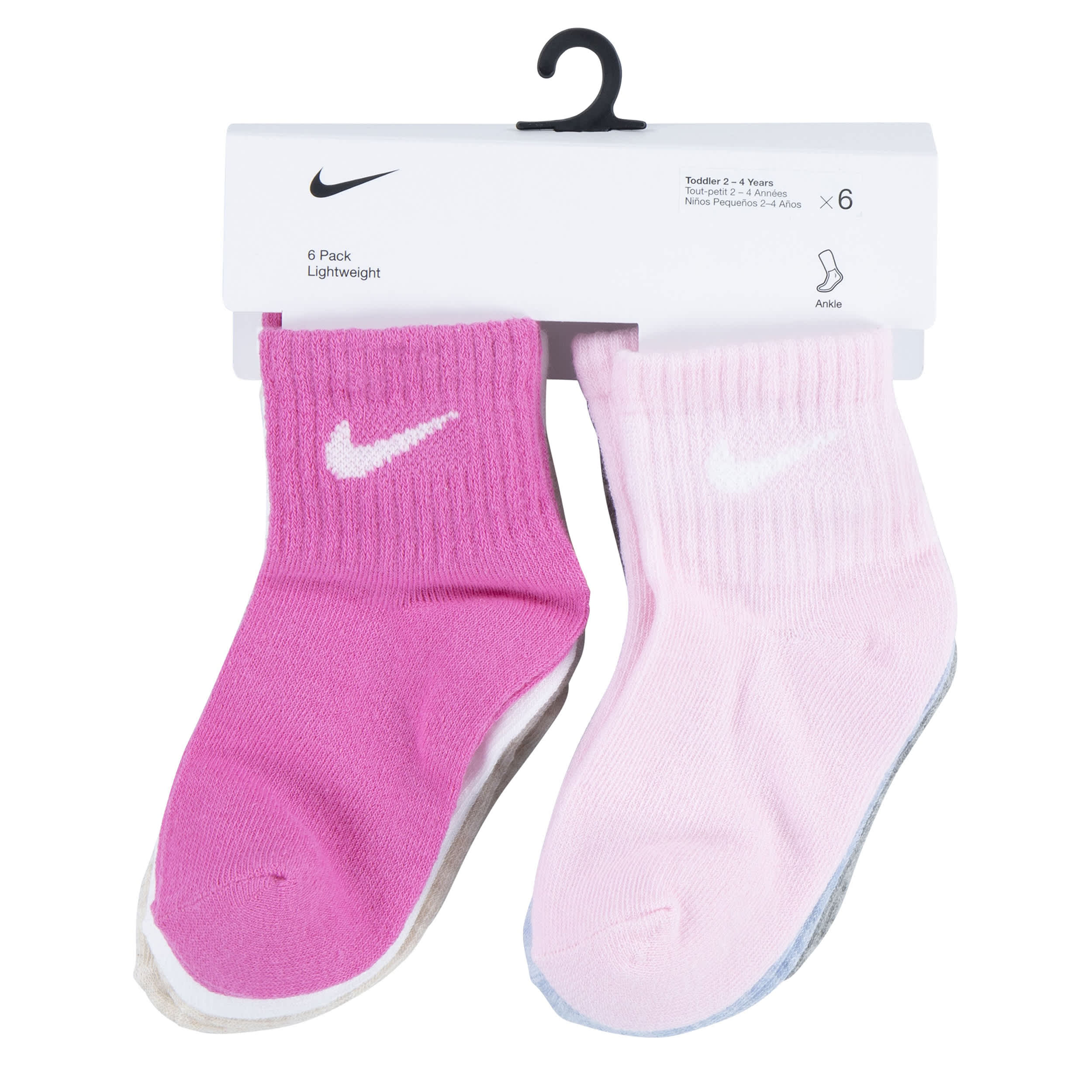Crew Socks 6 Pairs (2T-4T) - Image 3