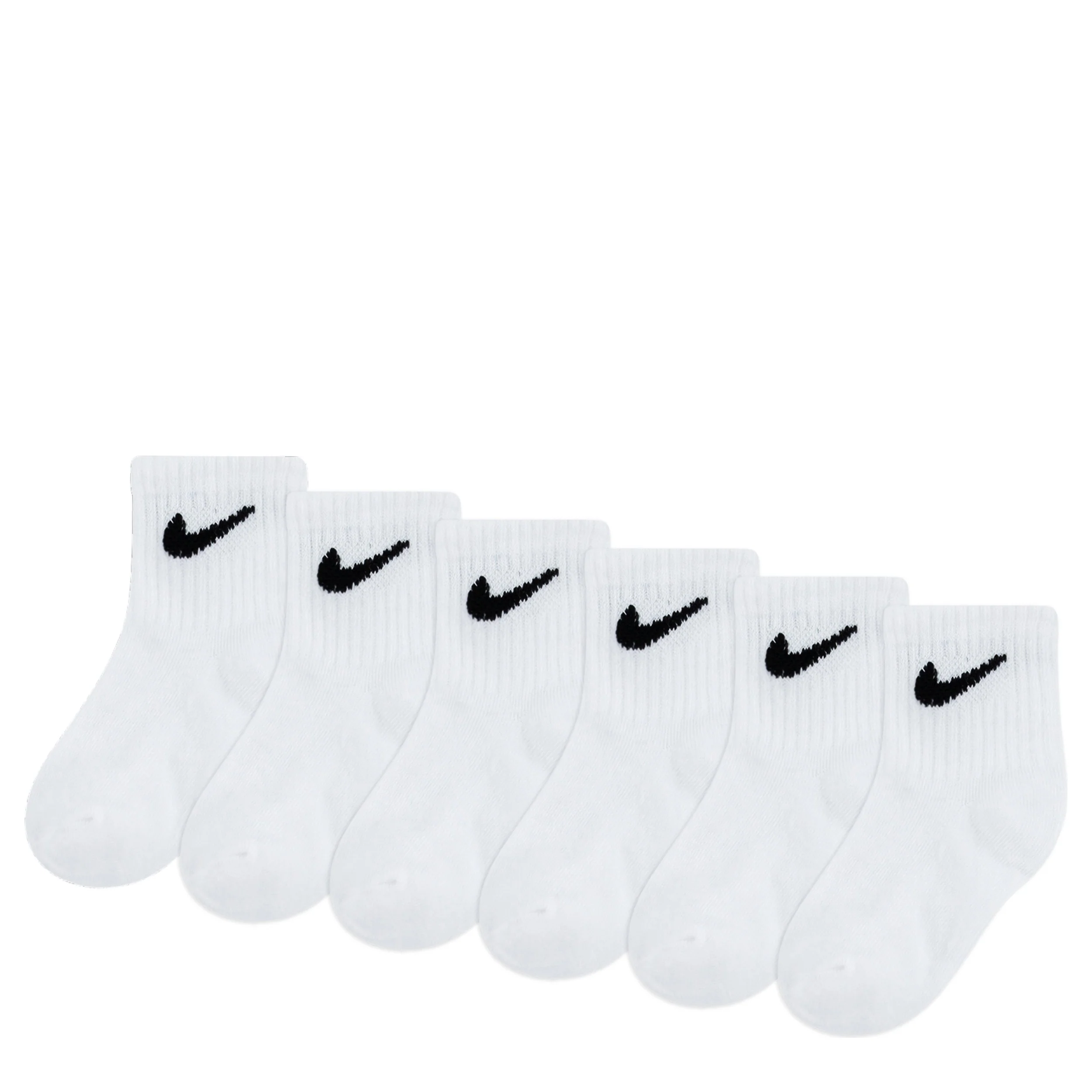 Crew Socks 6 Pairs (2T-4T)