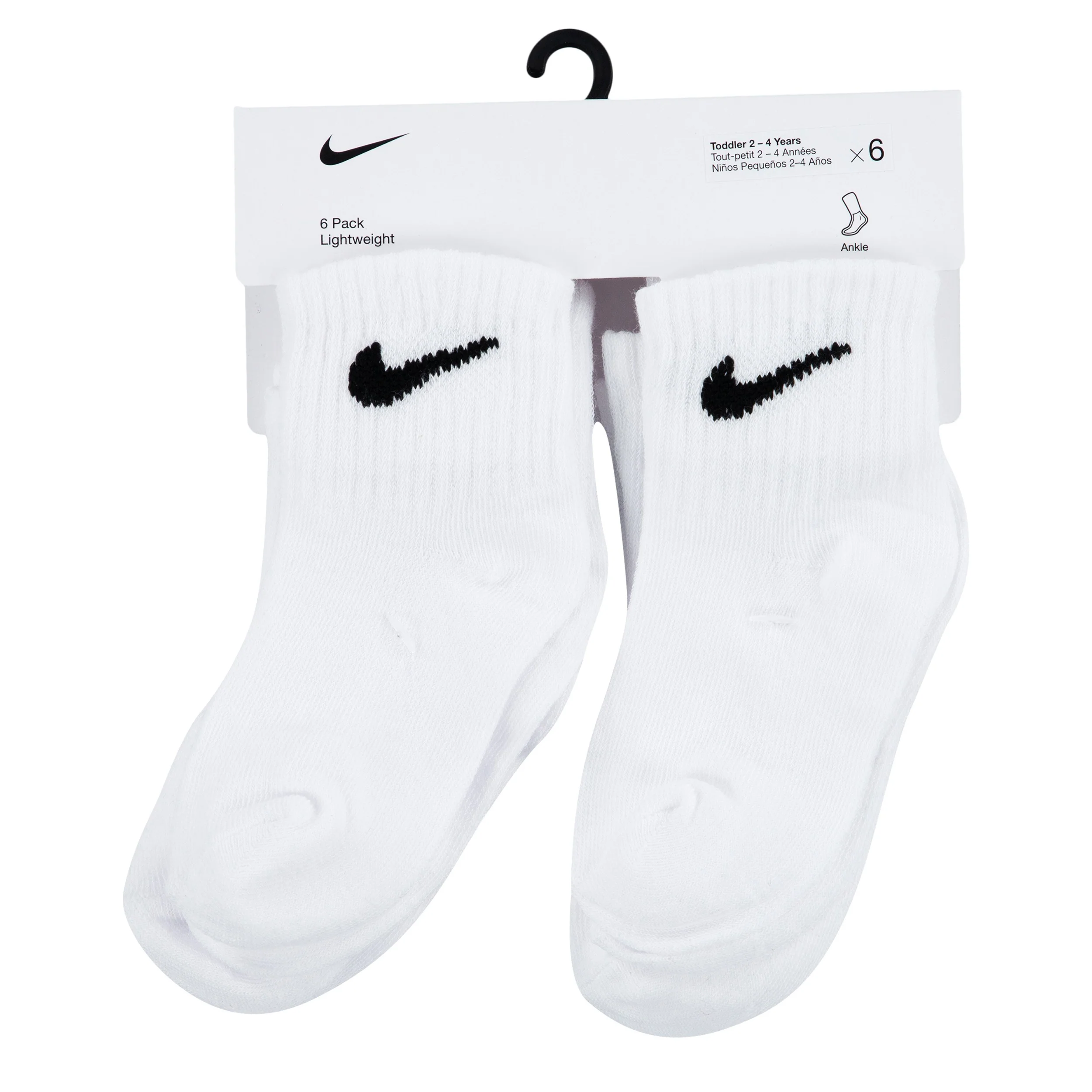 Crew Socks 6 Pairs (2T-4T) - Image 3