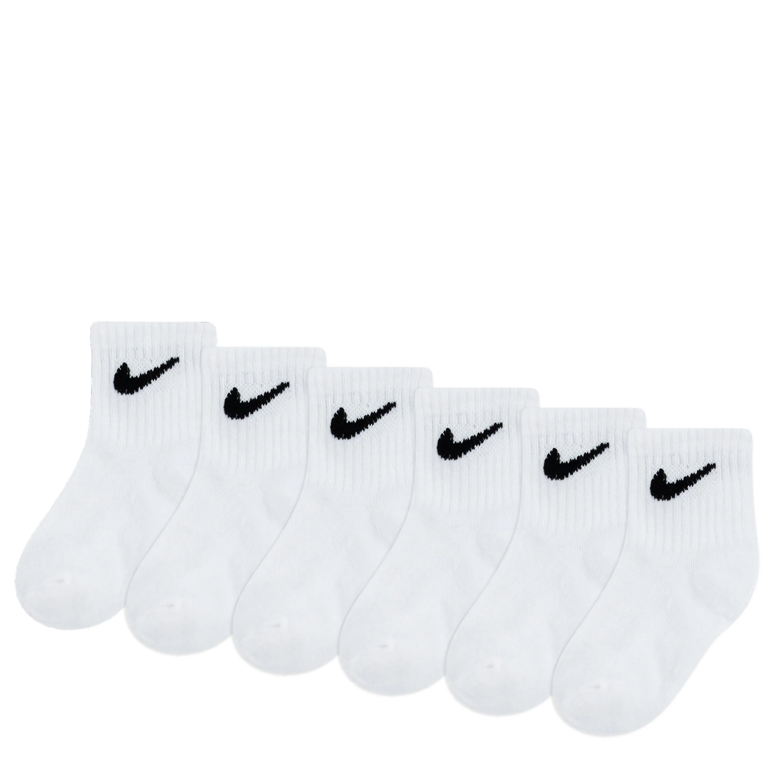 Crew Socks 6 Pairs (6M-12M)