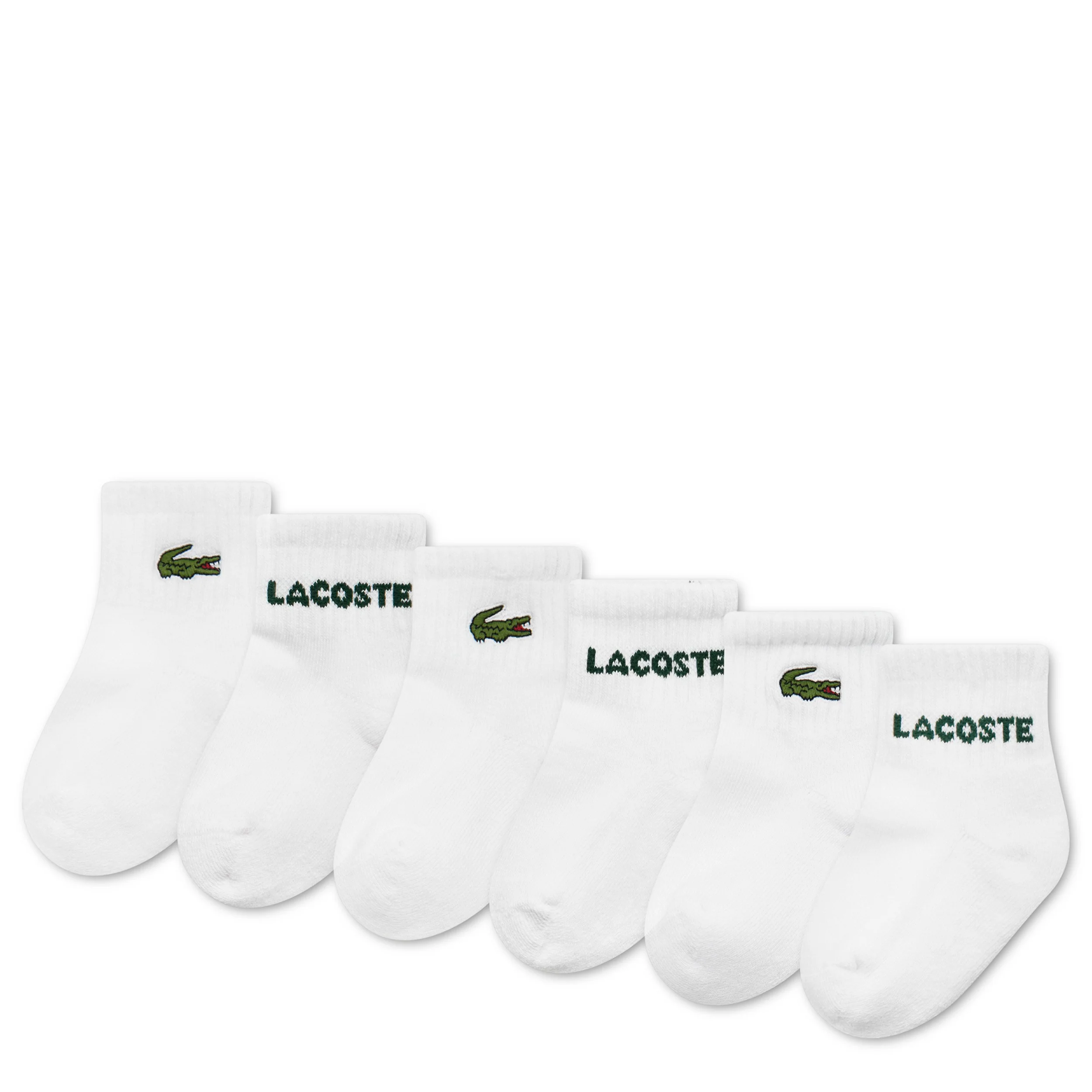 Croc Quarter Sock 6-Pack (6M-12M)