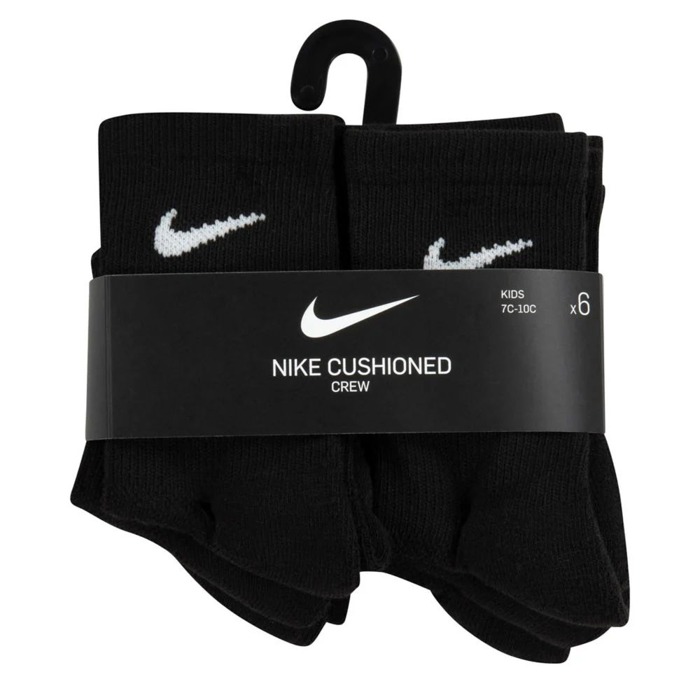 Cushioned 6Pk Crew Sock (10C-3Y) - Image 2