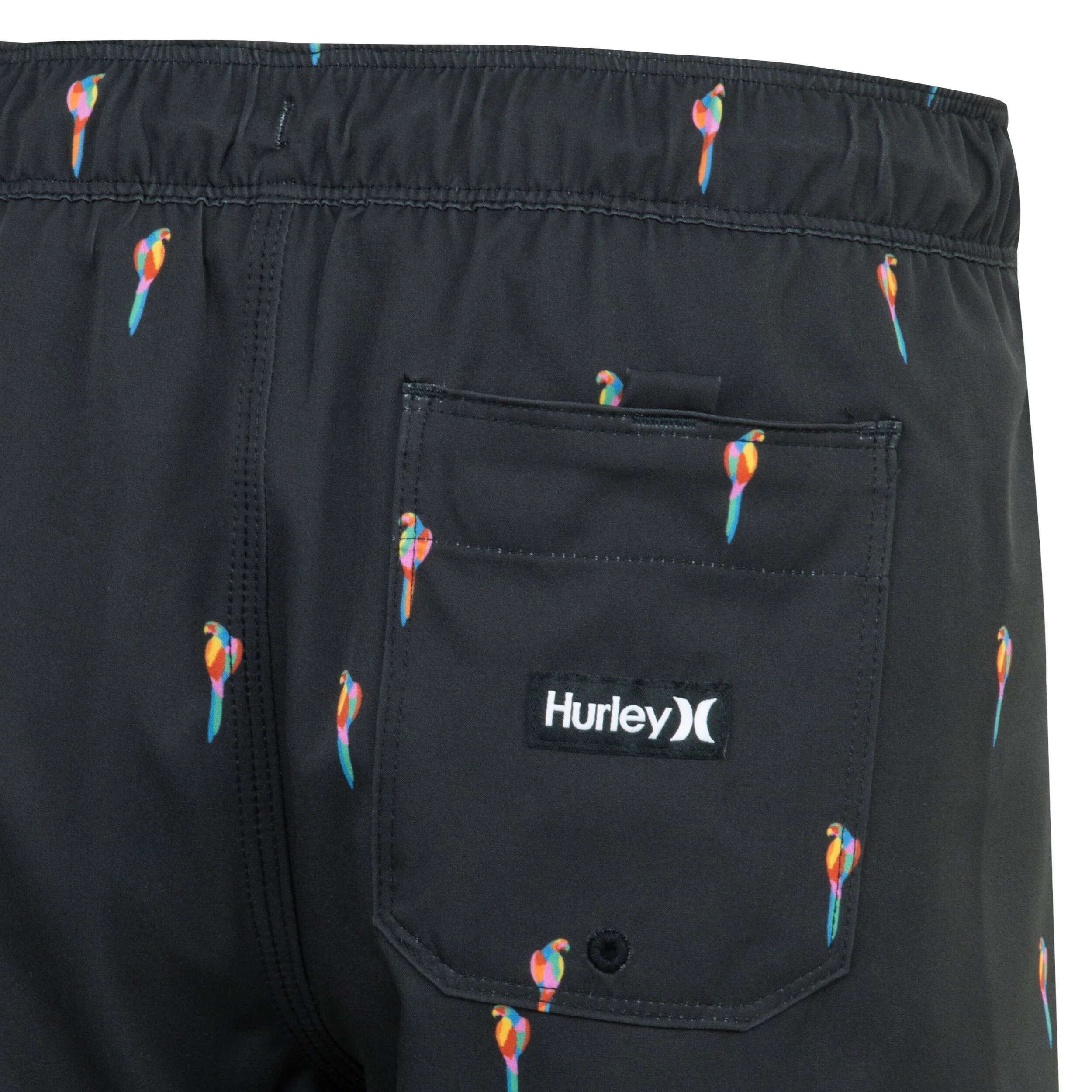 Ditsy Birds Board Shorts (Little Kid) - Image 3