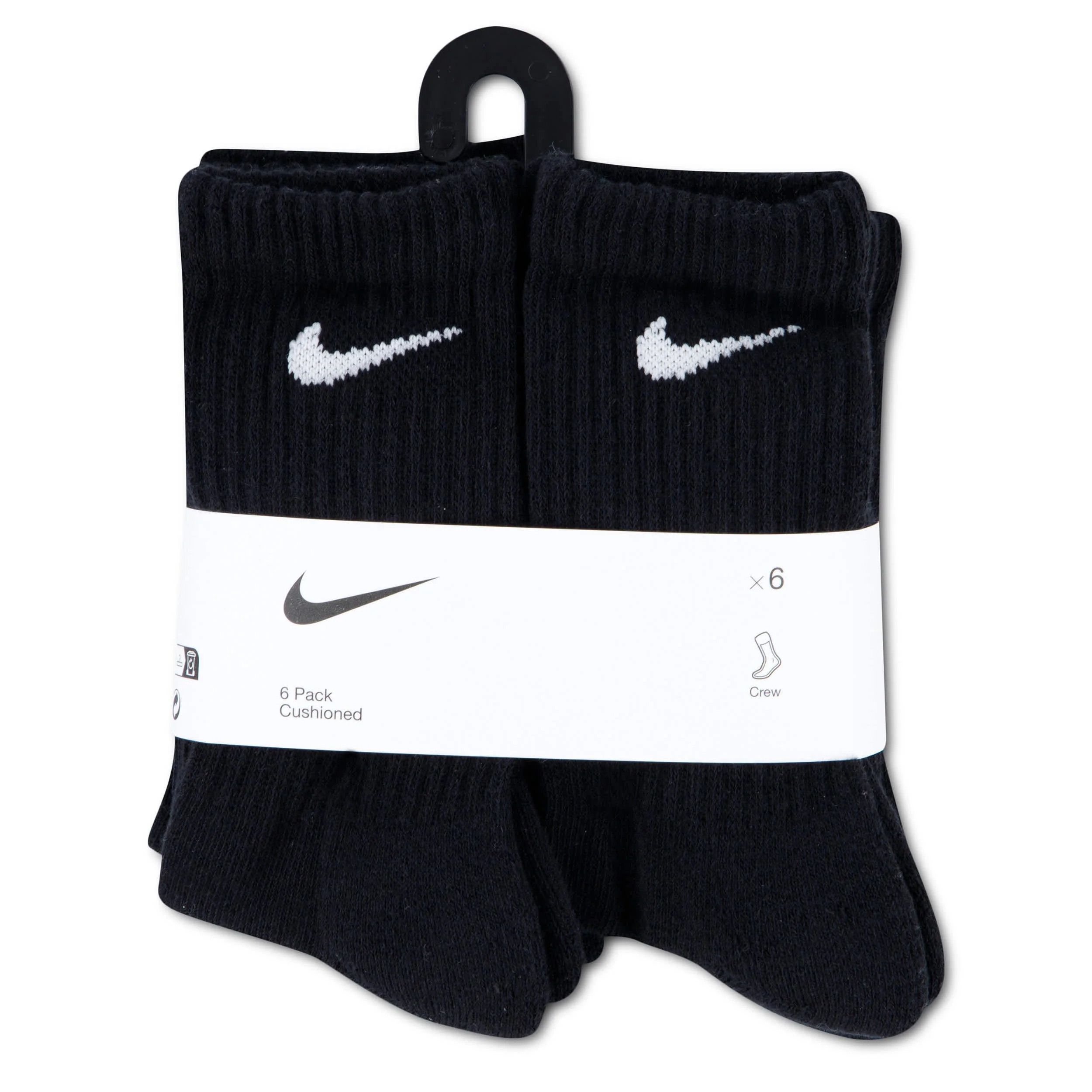 Dri-Fit Perf Basic Crew Socks 6-Pack (4-7) - Image 3