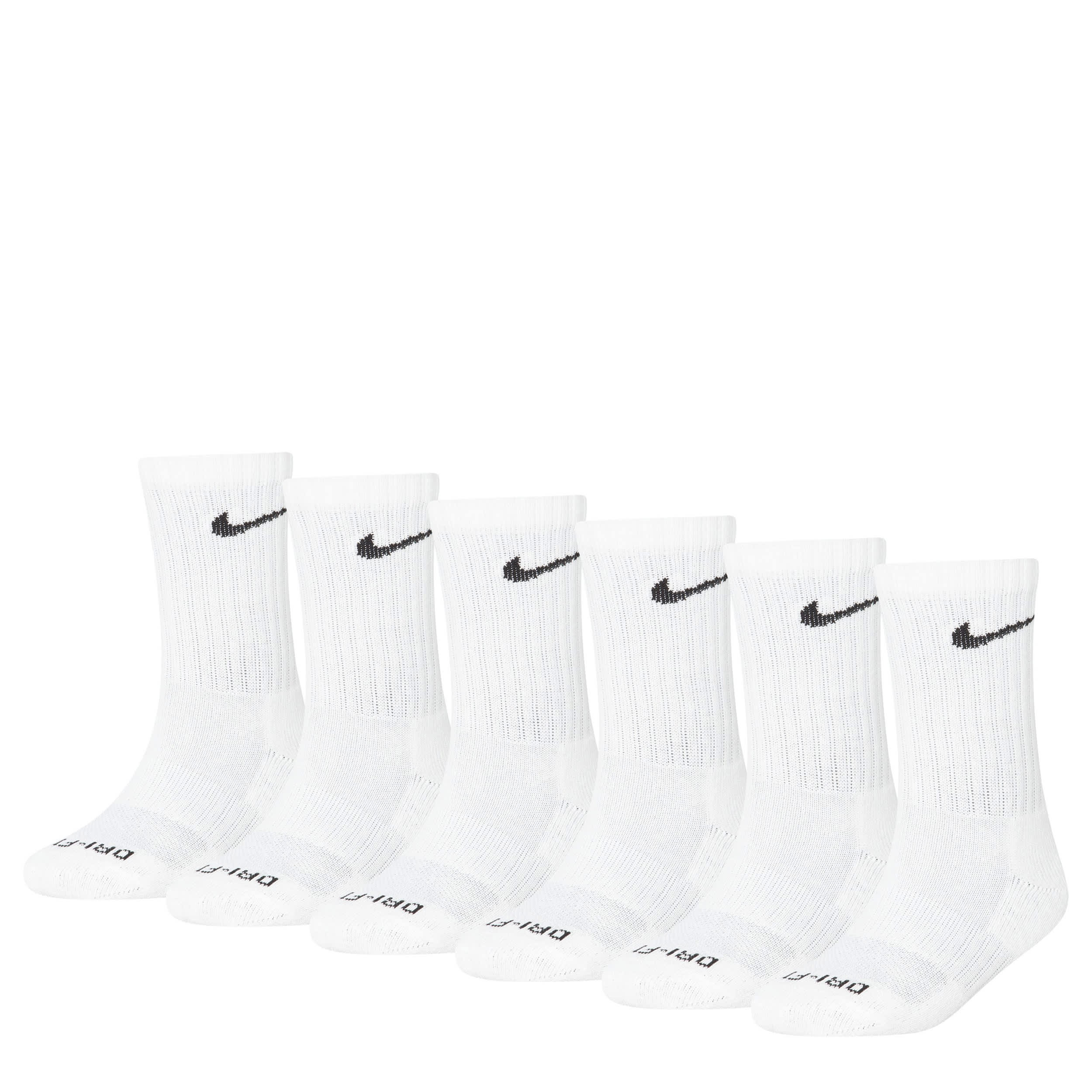 Dri-Fit Perf Basic Crew Socks 6-Pack (4-7)