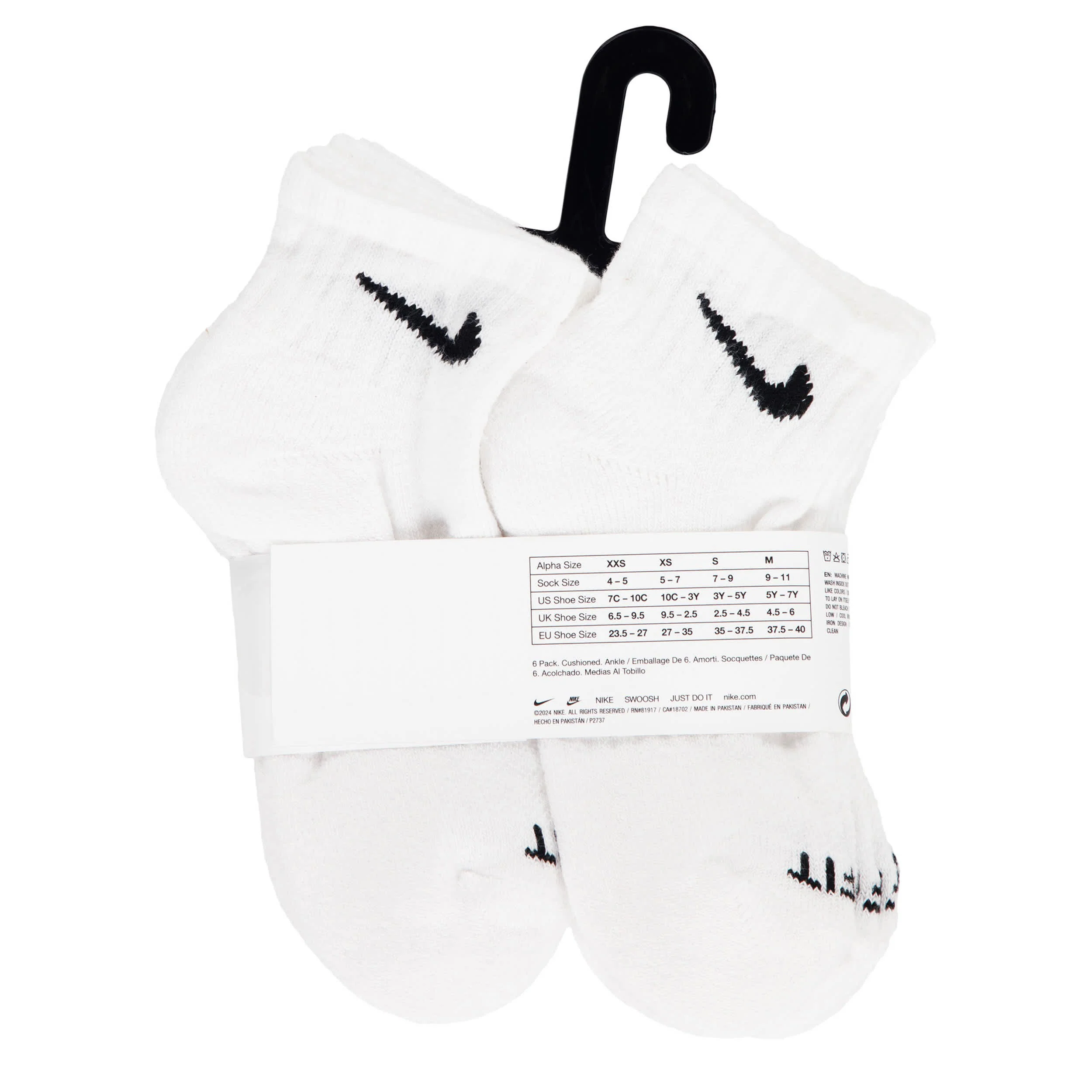 Dri-Fit Perf Basic Crew Socks 6-Pack (4-7) - Image 4
