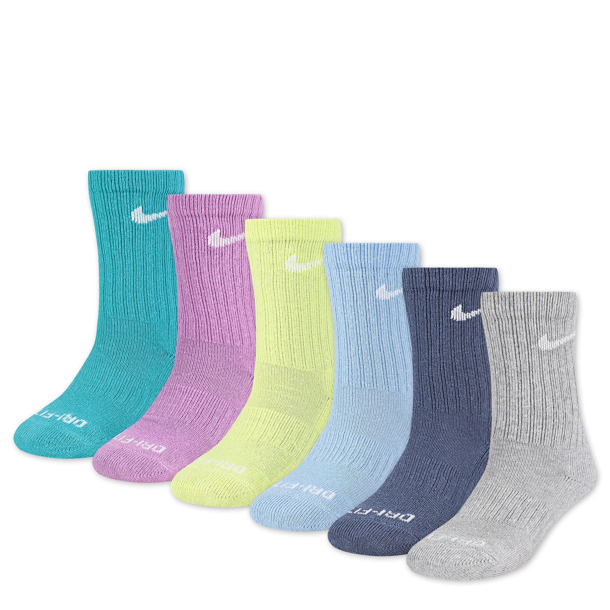 Dri-Fit Perf Basic Crew Socks 6-Pack (7C-10C)