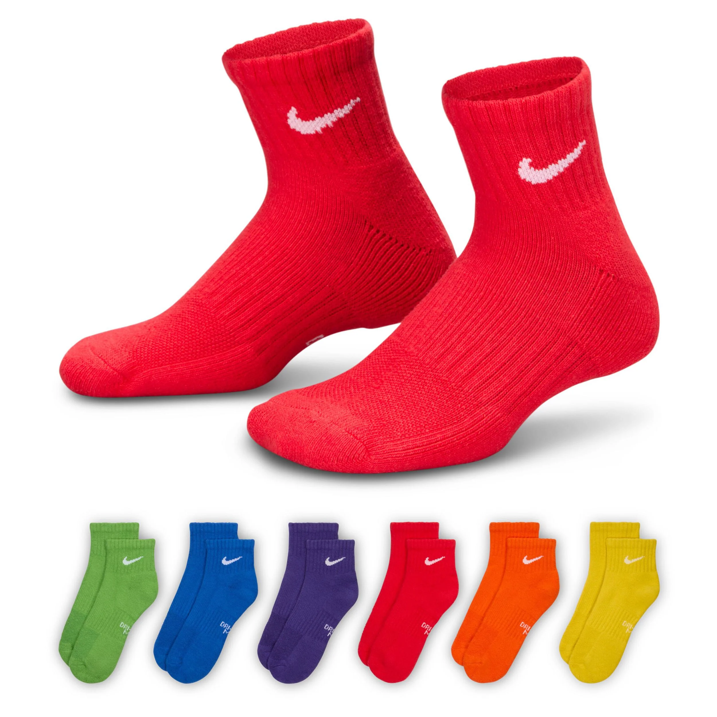 Everyday Cushion6 Pack Ankle Socks Small