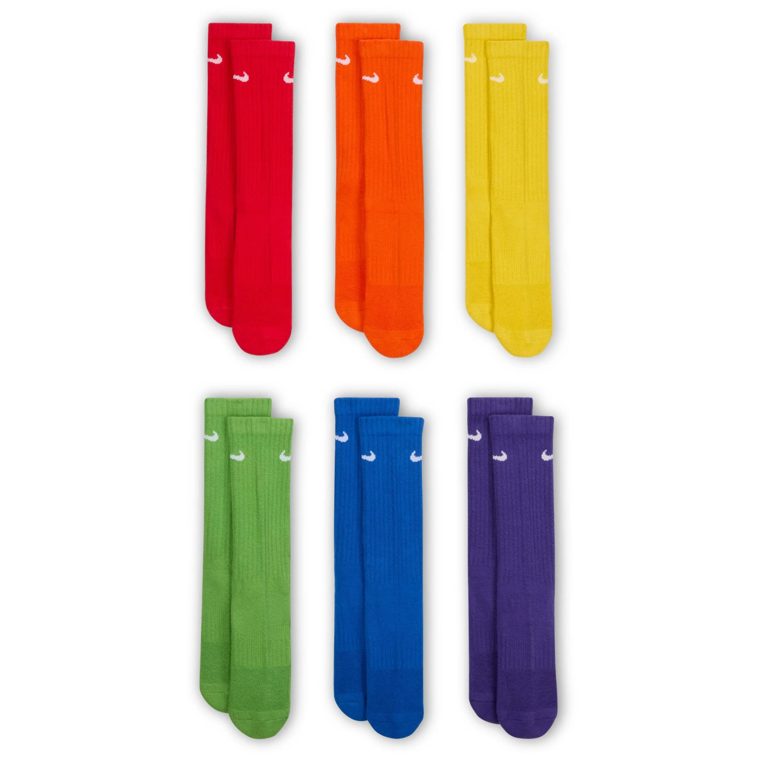 Everyday Cushioned Crew Socks 6 Pack - Image 2