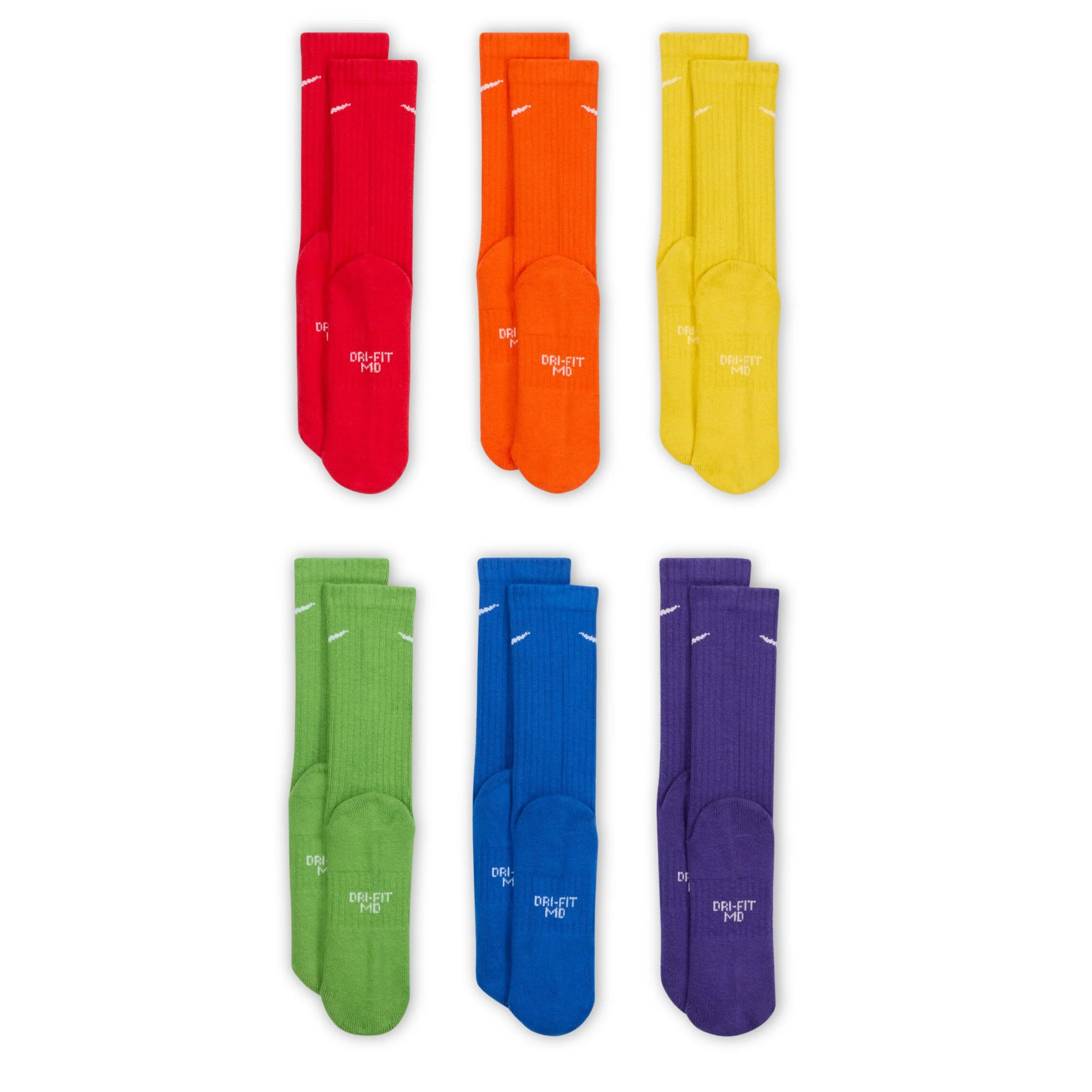 Everyday Cushioned Crew Socks 6 Pack - Image 3