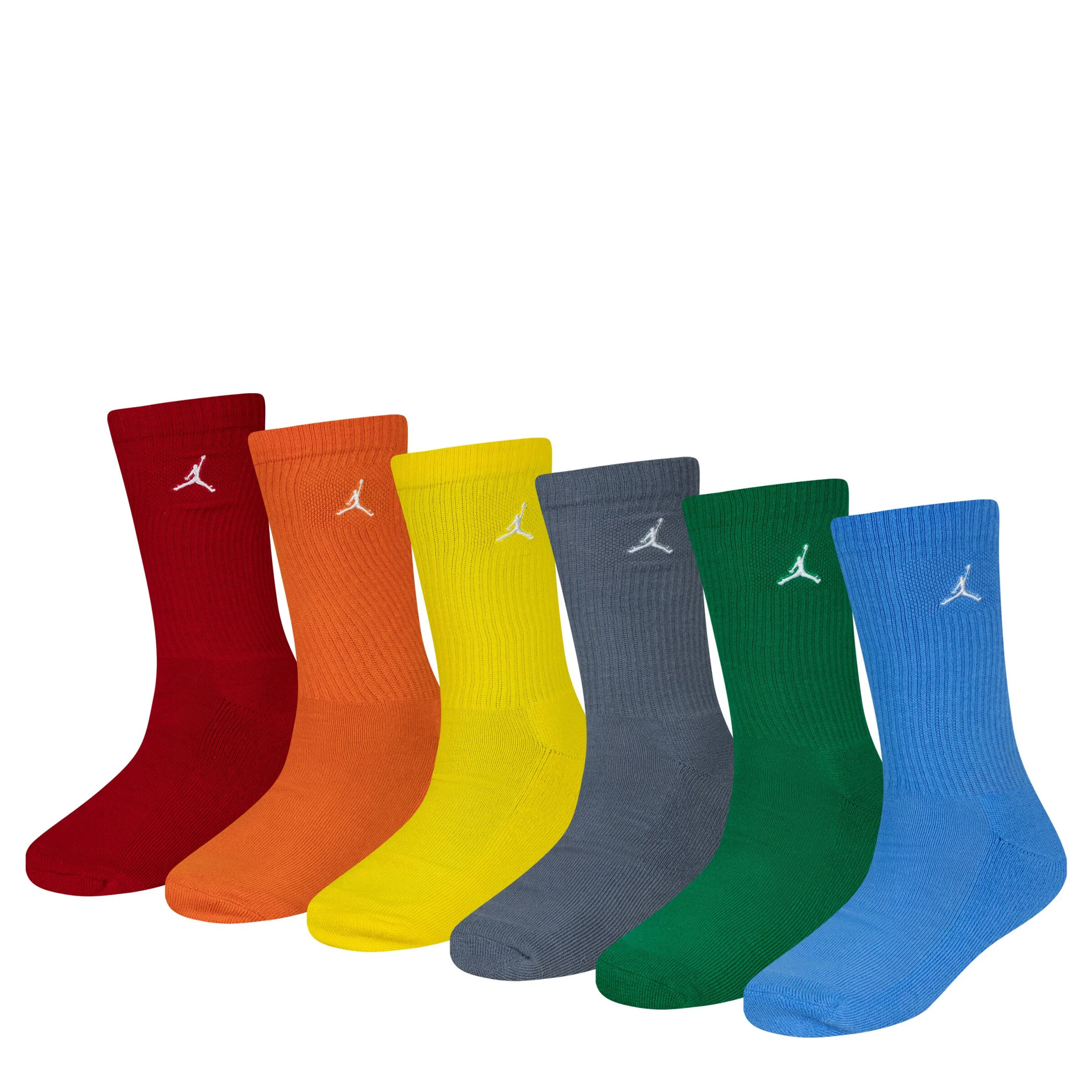 Everyday Essentials Crew Socks 6-Pack (3Y-5Y)