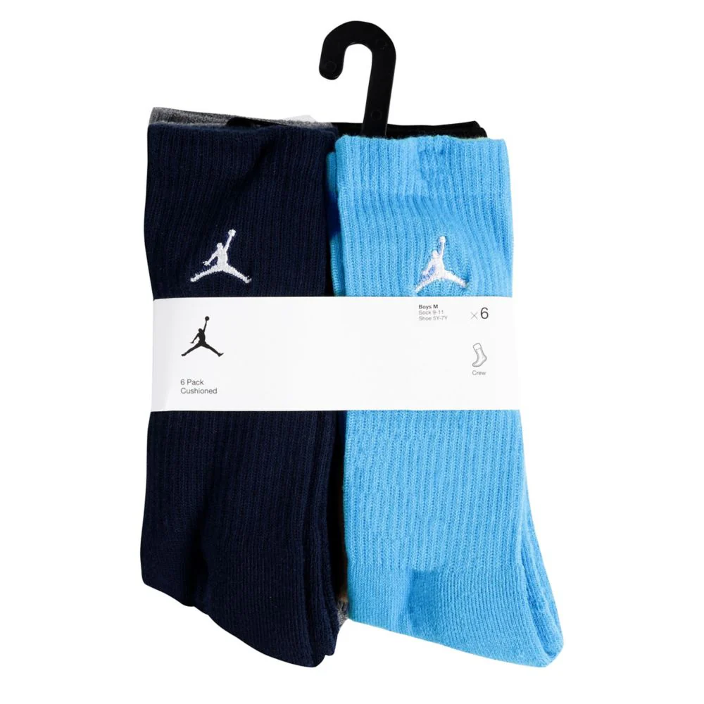 Everyday Essentials Crew Socks 6-Pack (5Y-7Y) - Image 12